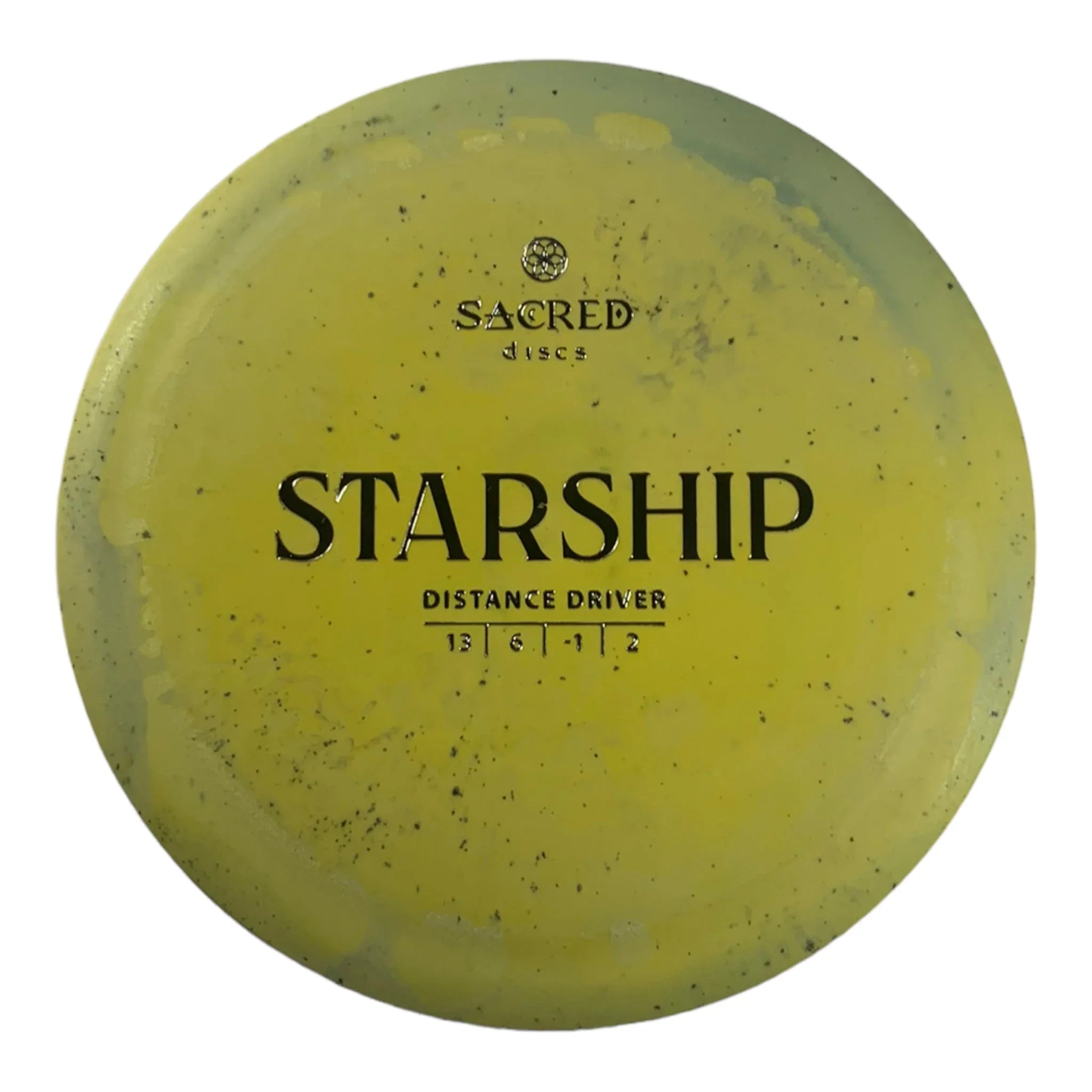 Sacred Discs Starship | Aroma Blend | Yellow/Silver 170g Disc Golf