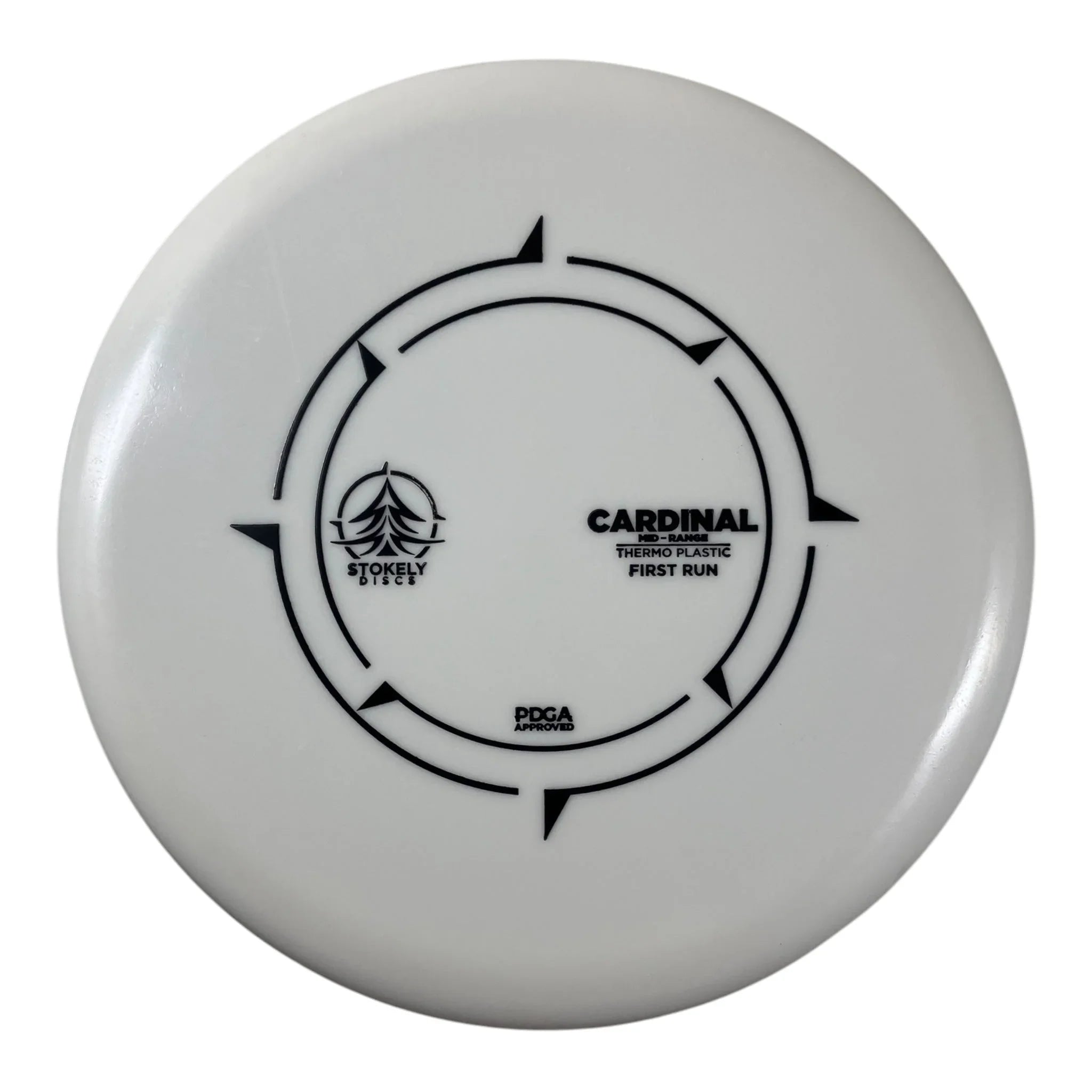 Stokely Discs Cardinal | Thermo | White/Black 175g Disc Golf