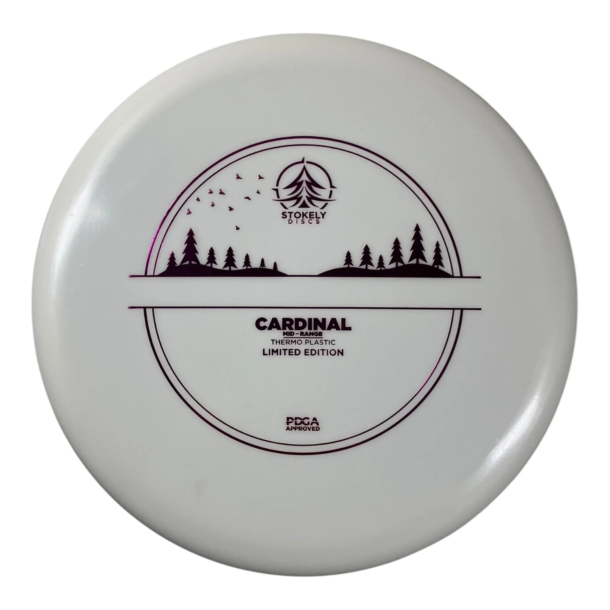 Stokely Discs Cardinal | Thermo | White/Pink 173g (Limited Edition) Disc Golf