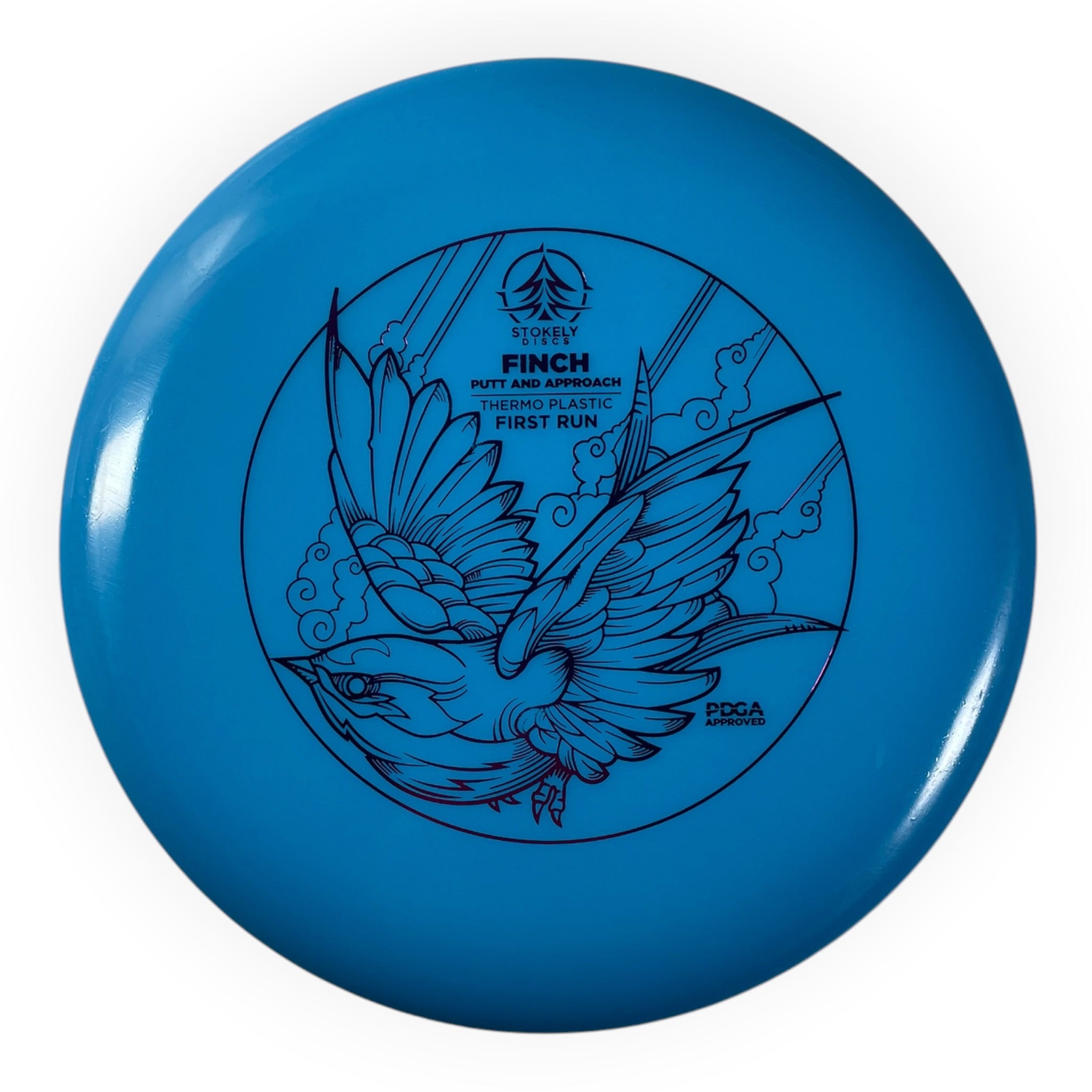 Stokely Discs Finch | Thermo | Blue/Pink 173g (First Run) Disc Golf