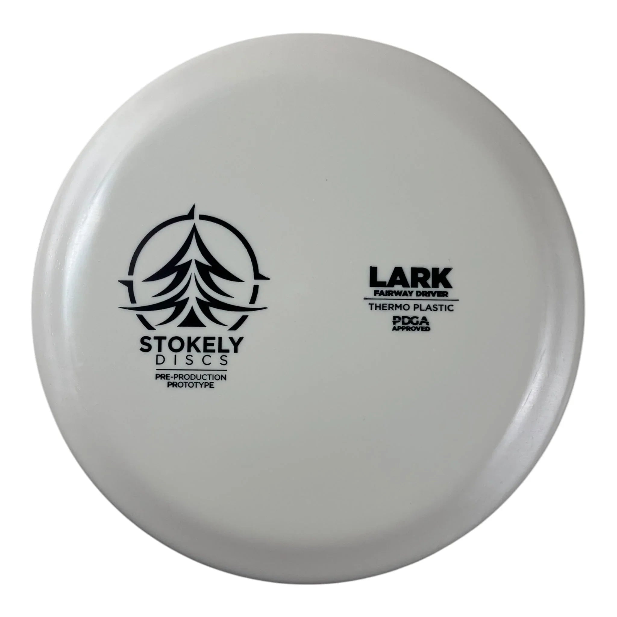 Stokely Discs Lark | Thermo | White/Black 170 - 174g (Pre - Production Prototype) Disc Golf