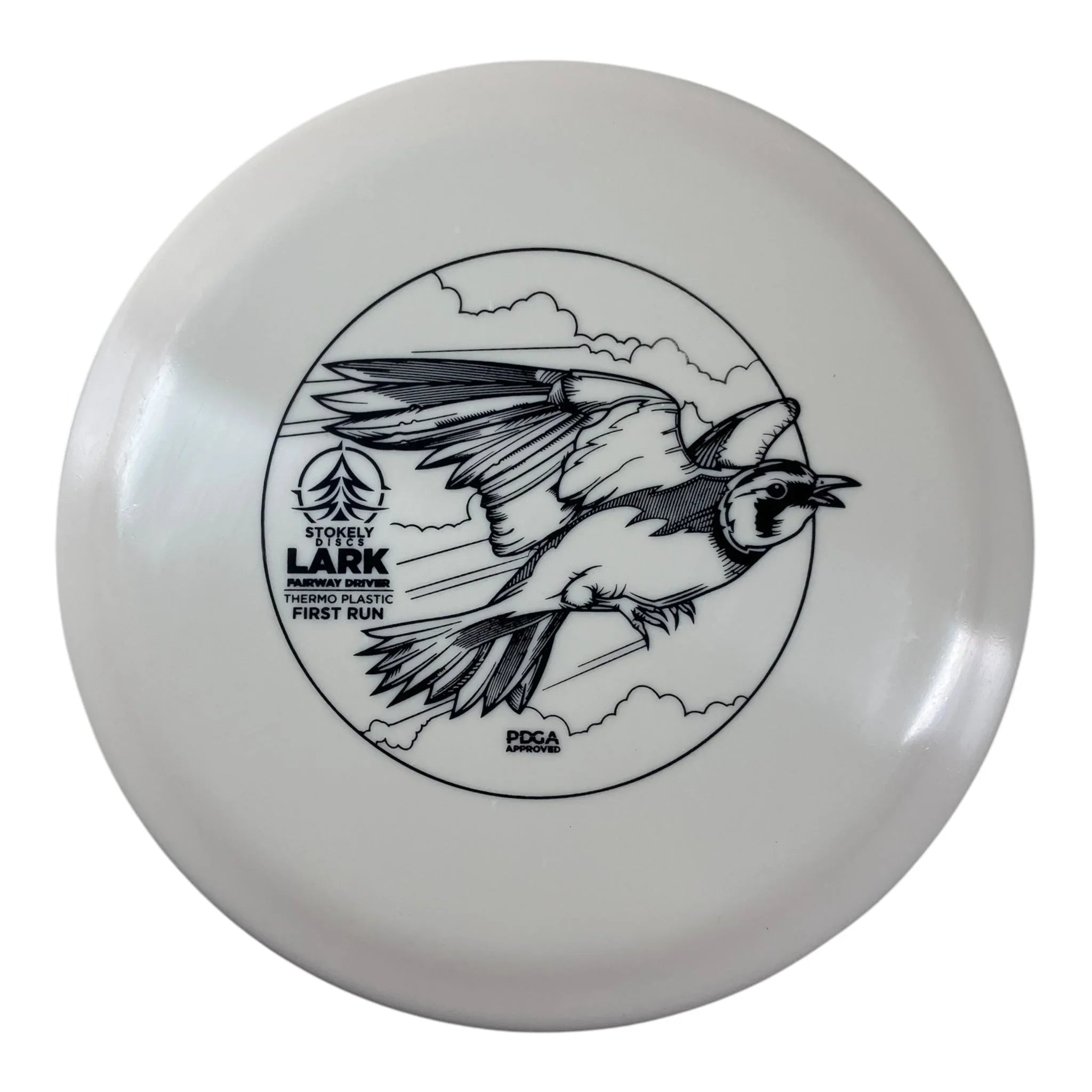 Stokely Discs Lark | Thermo | White/Black 173g (First Run) Disc Golf