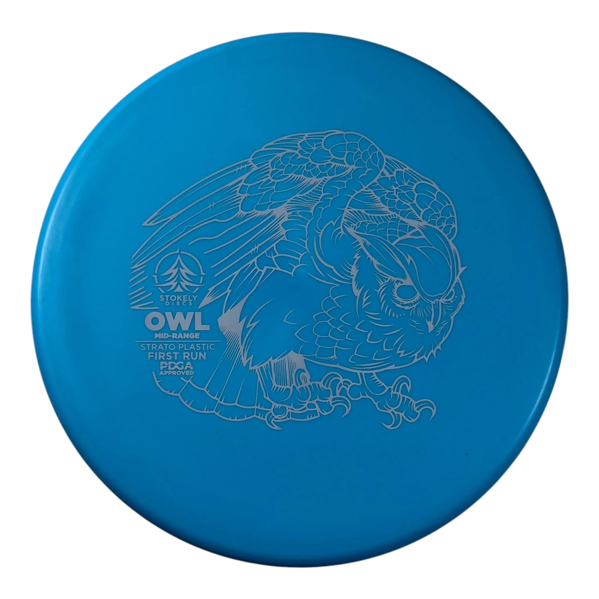 Stokely Discs Owl | Strato | Blue/White 172g (First Run) Disc Golf