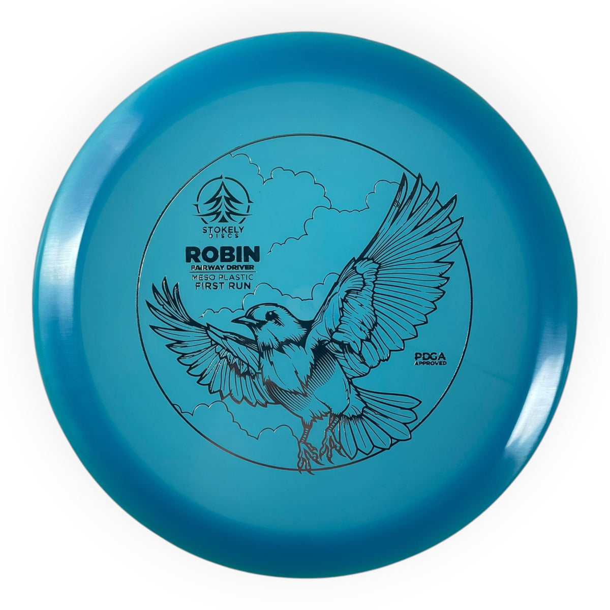 Stokely Discs Robin | Meso | Blue/Silver 171g (First Run) Disc Golf