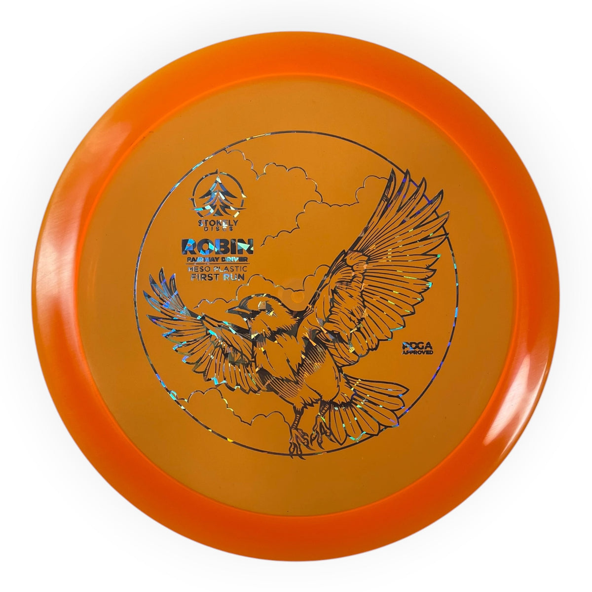 Stokely Discs Robin | Meso | Orange/Holo 174g (First Run) Disc Golf