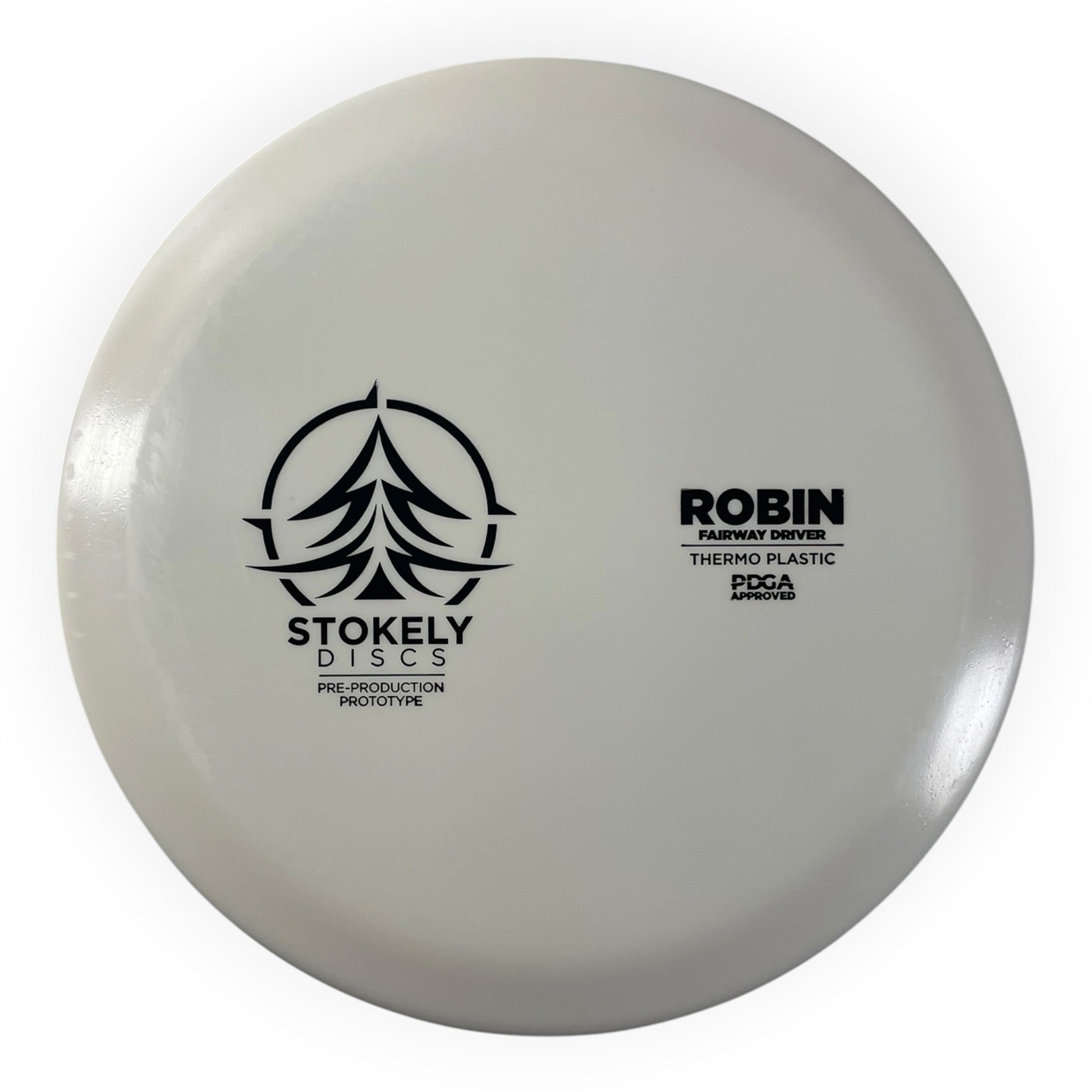 Stokely Discs Robin | Thermo | White/Black 170-174g (Prototype) Disc Golf