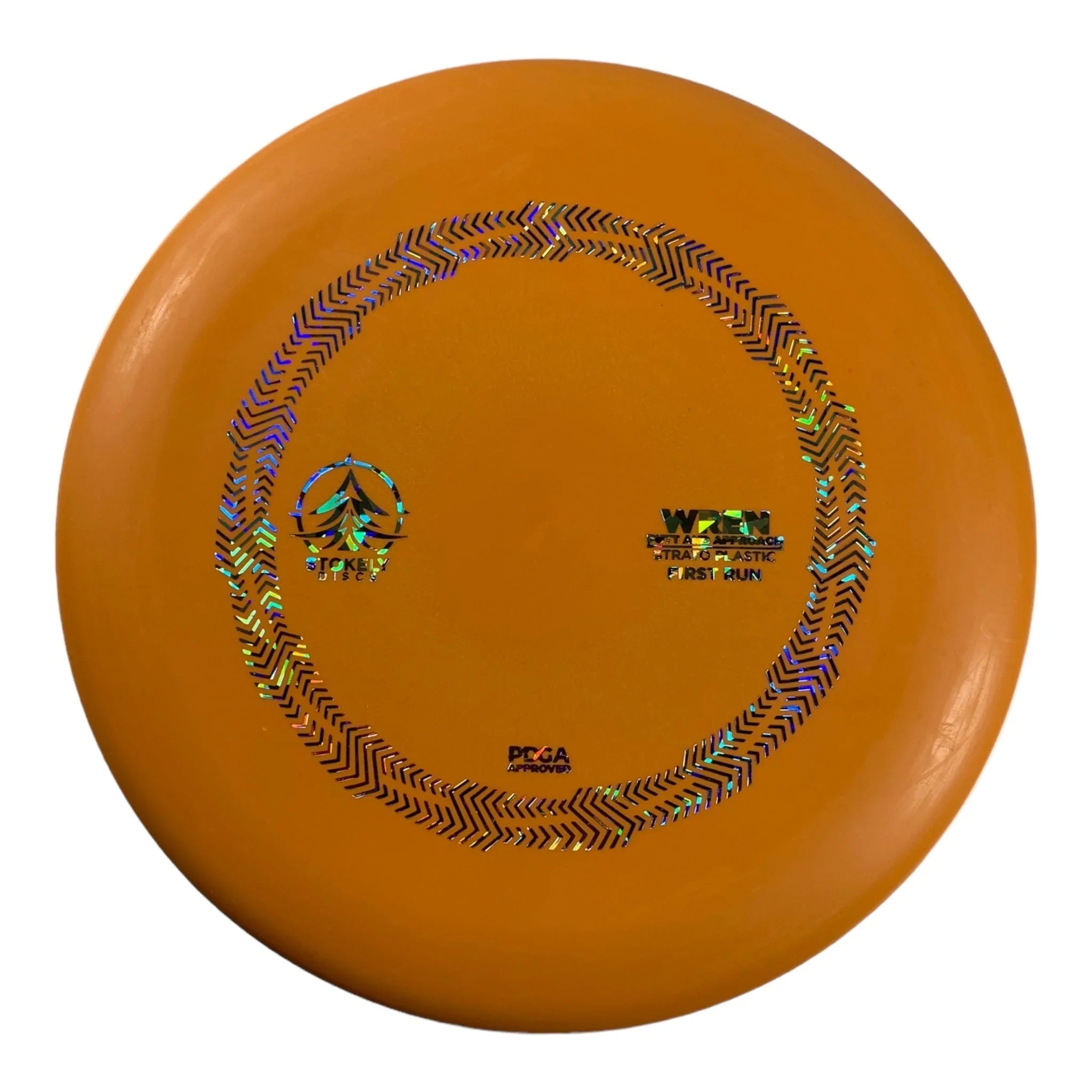 Stokely Discs Wren | Strato | Orange/Holo 169 - 173g Disc Golf