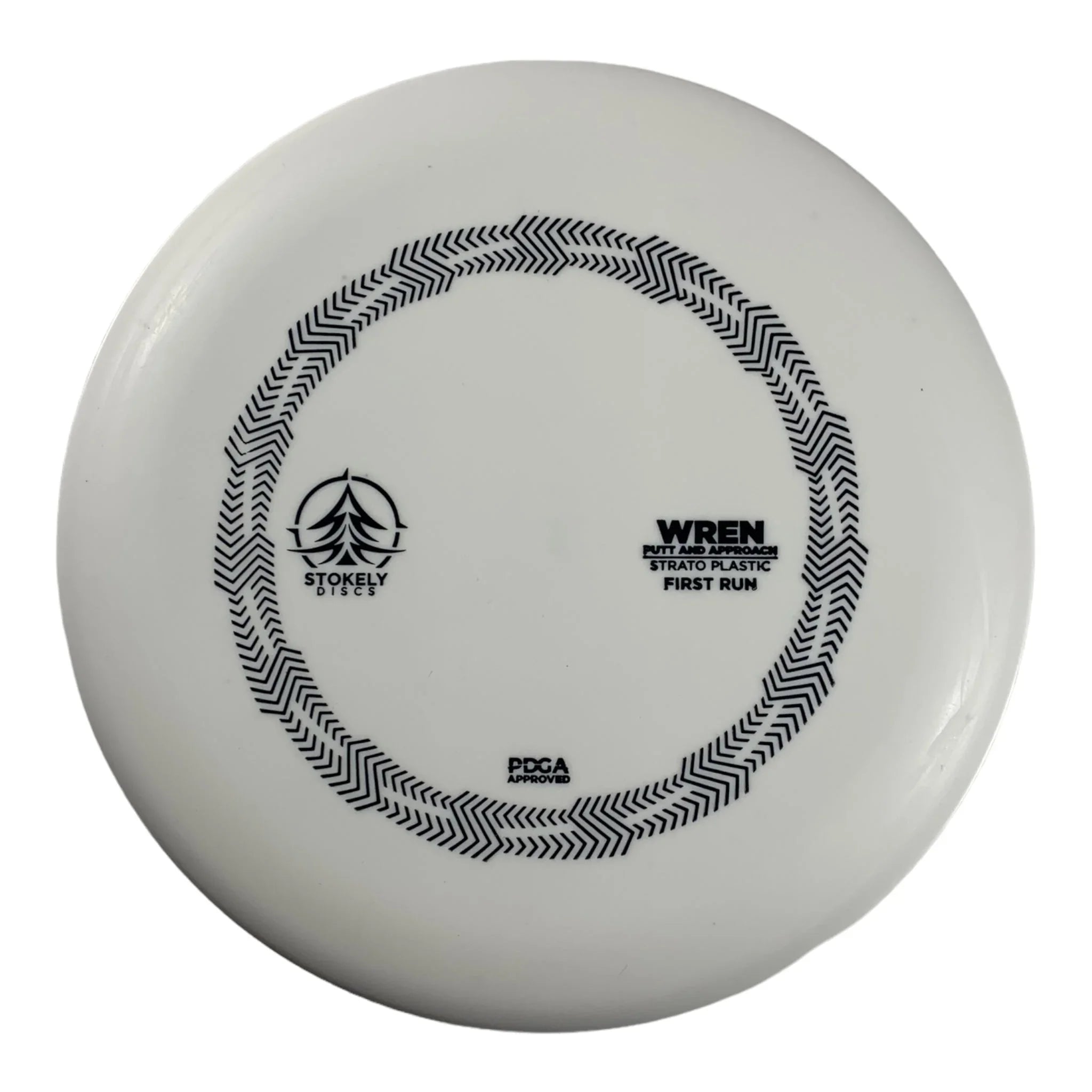 Stokely Discs Wren | Strato | White/Black 170 - 171g Disc Golf