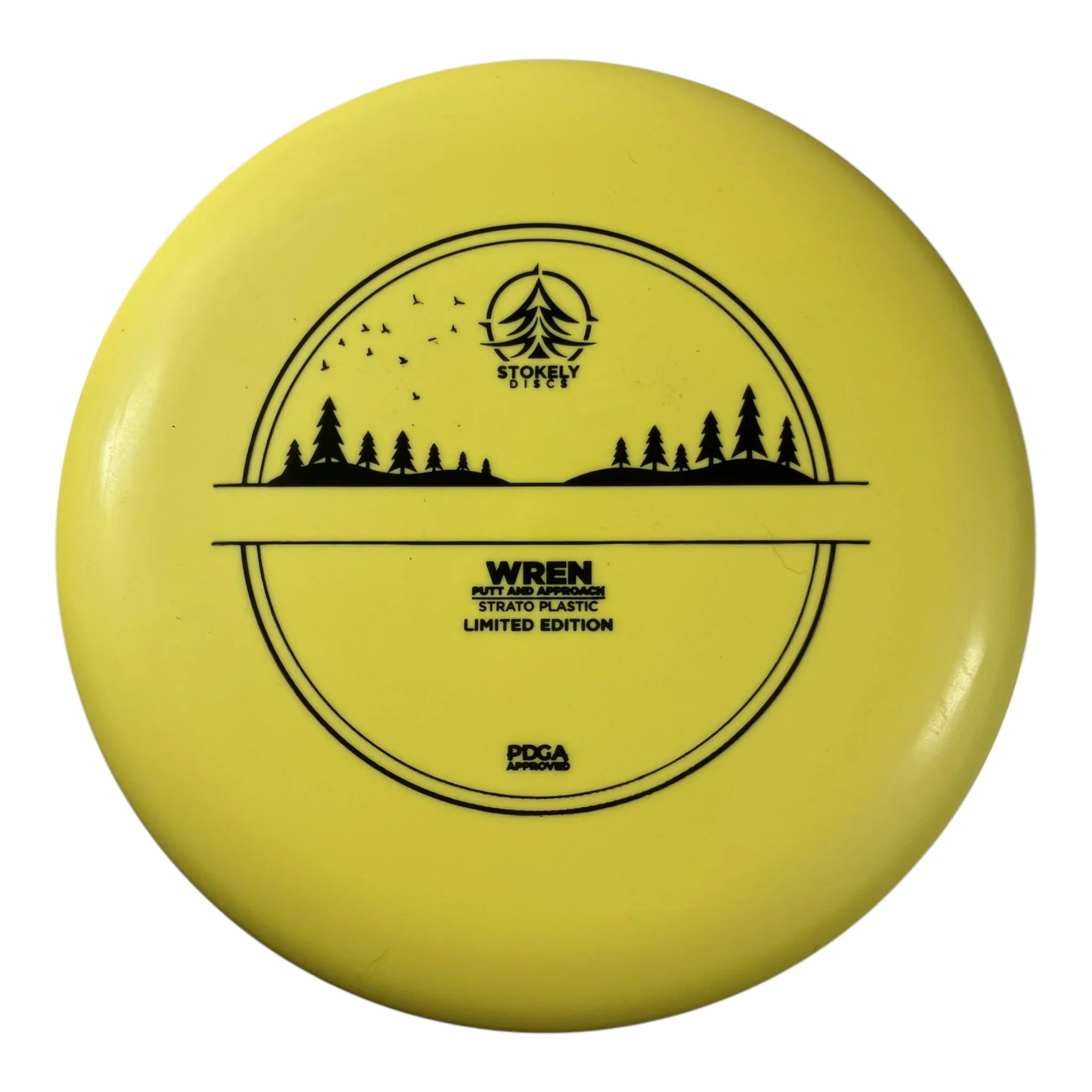 Stokely Discs Wren | Strato | Yellow/Black 175g (Limited Edition) Disc Golf