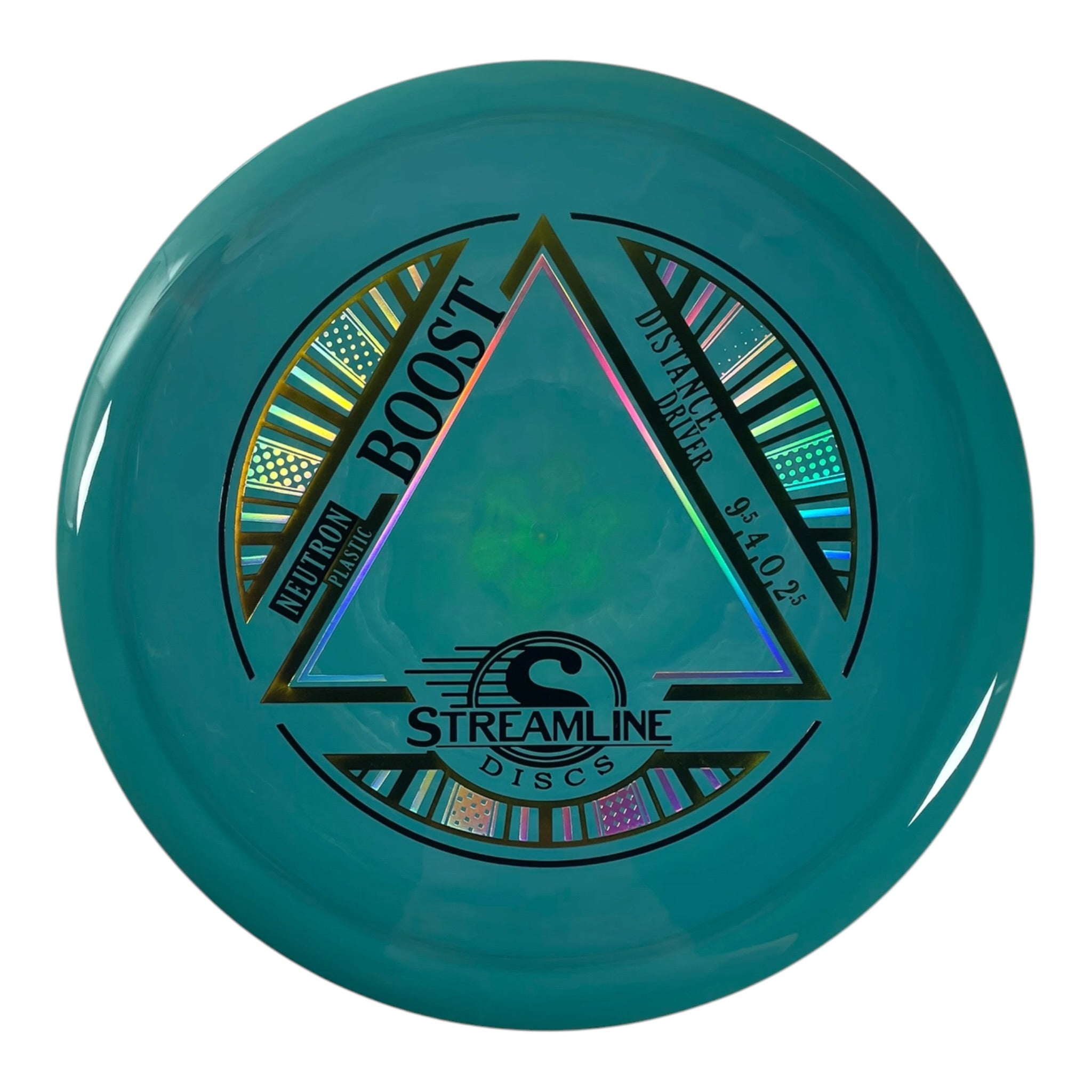 Streamline Discs Boost | Neutron | Teal/Gold 175g Disc Golf