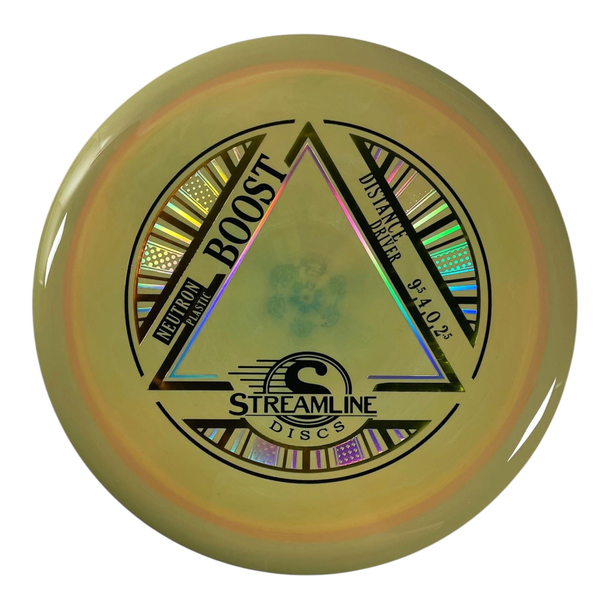 Streamline Discs Boost | Neutron | Yellow/Yellow 175g Disc Golf