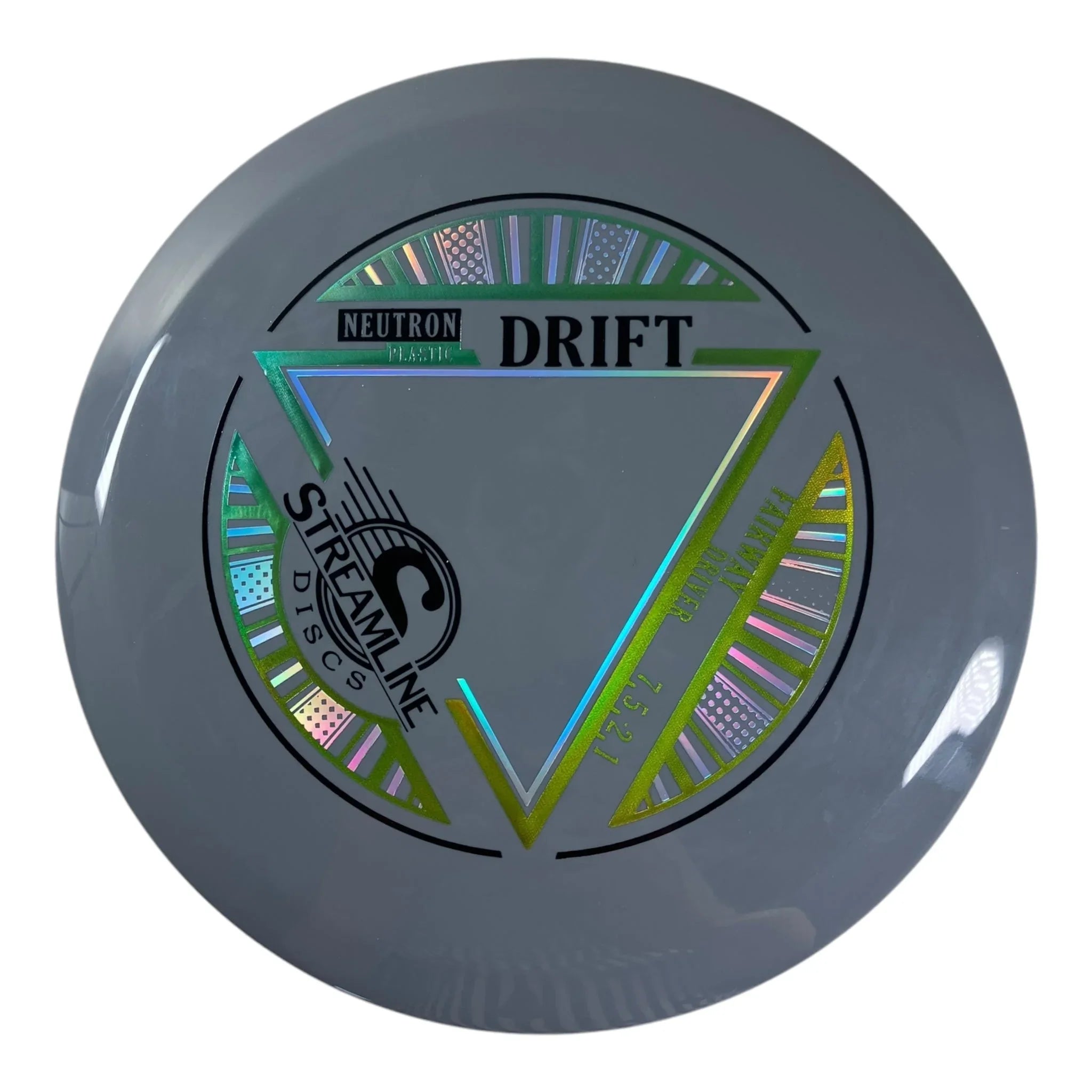 Streamline Discs Drift | Neutron | Grey/Gold 165g Disc Golf