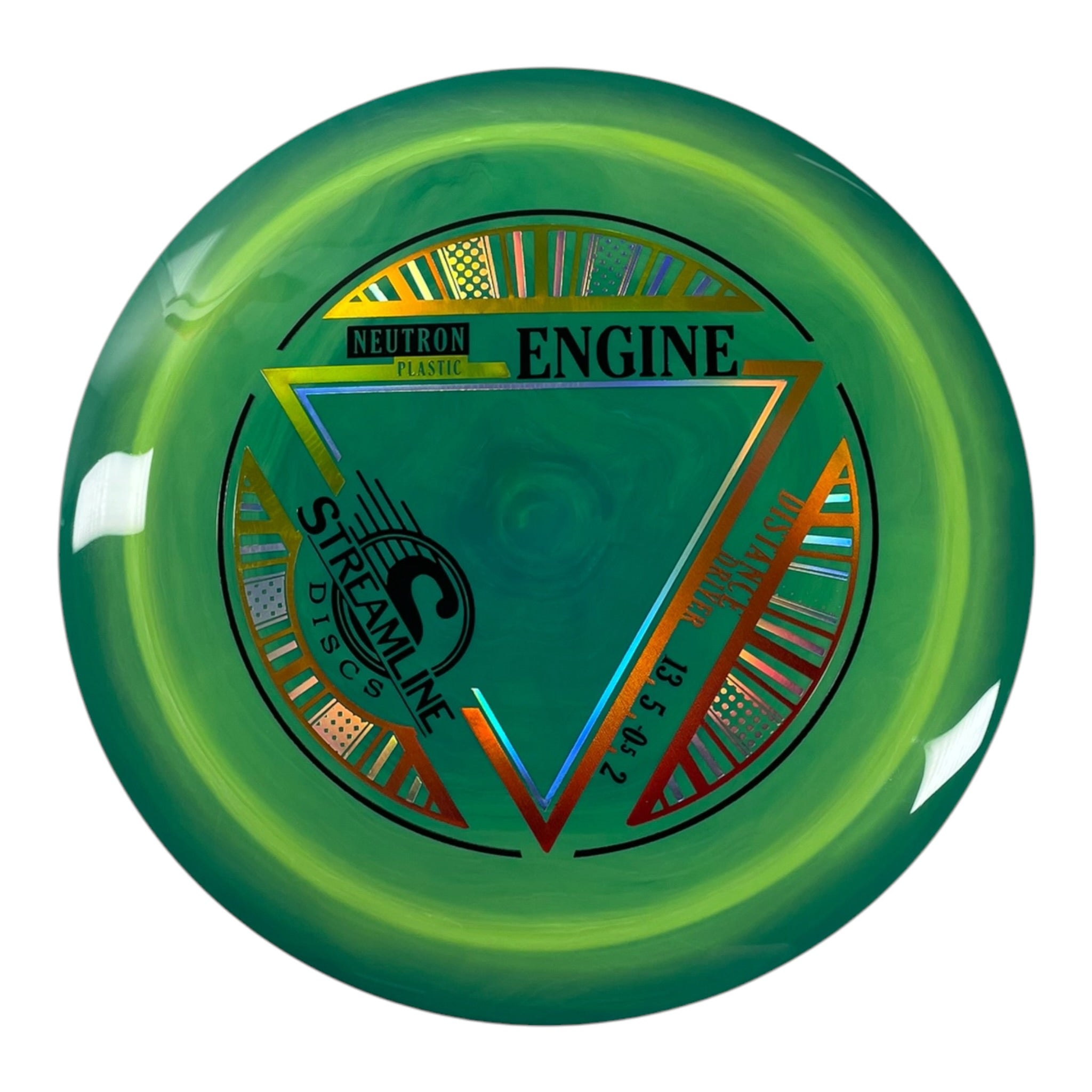 Streamline Discs Engine | Neutron | Green/Orange 174g Disc Golf