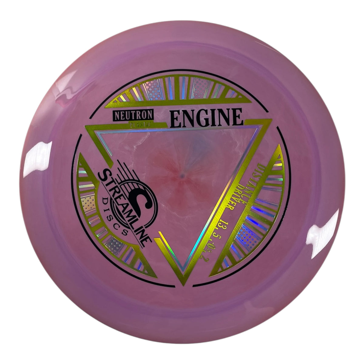 Streamline Discs Engine | Neutron | Pink/Gold 169g Disc Golf
