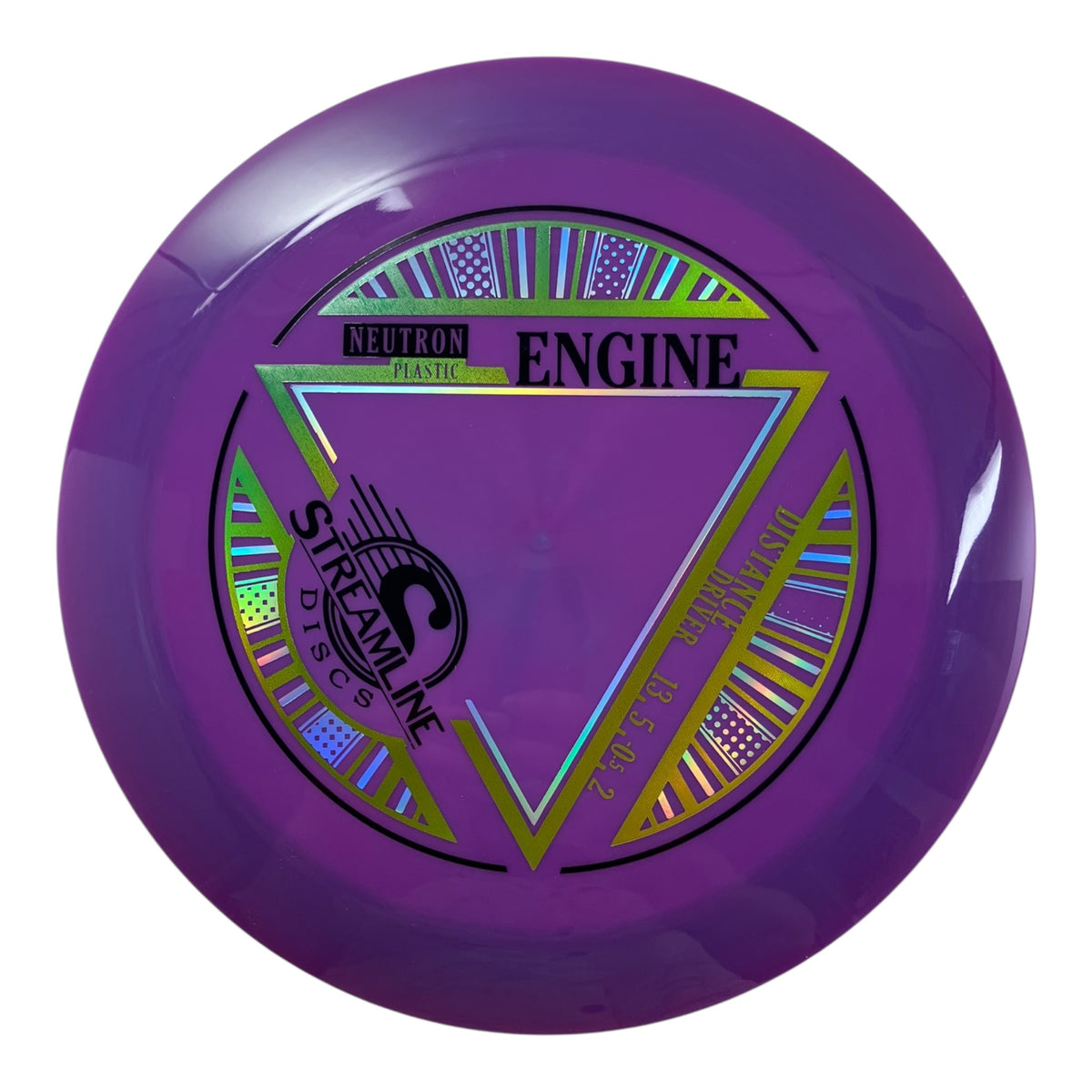 Streamline Discs Engine | Neutron | Purple/Gold 168g Disc Golf