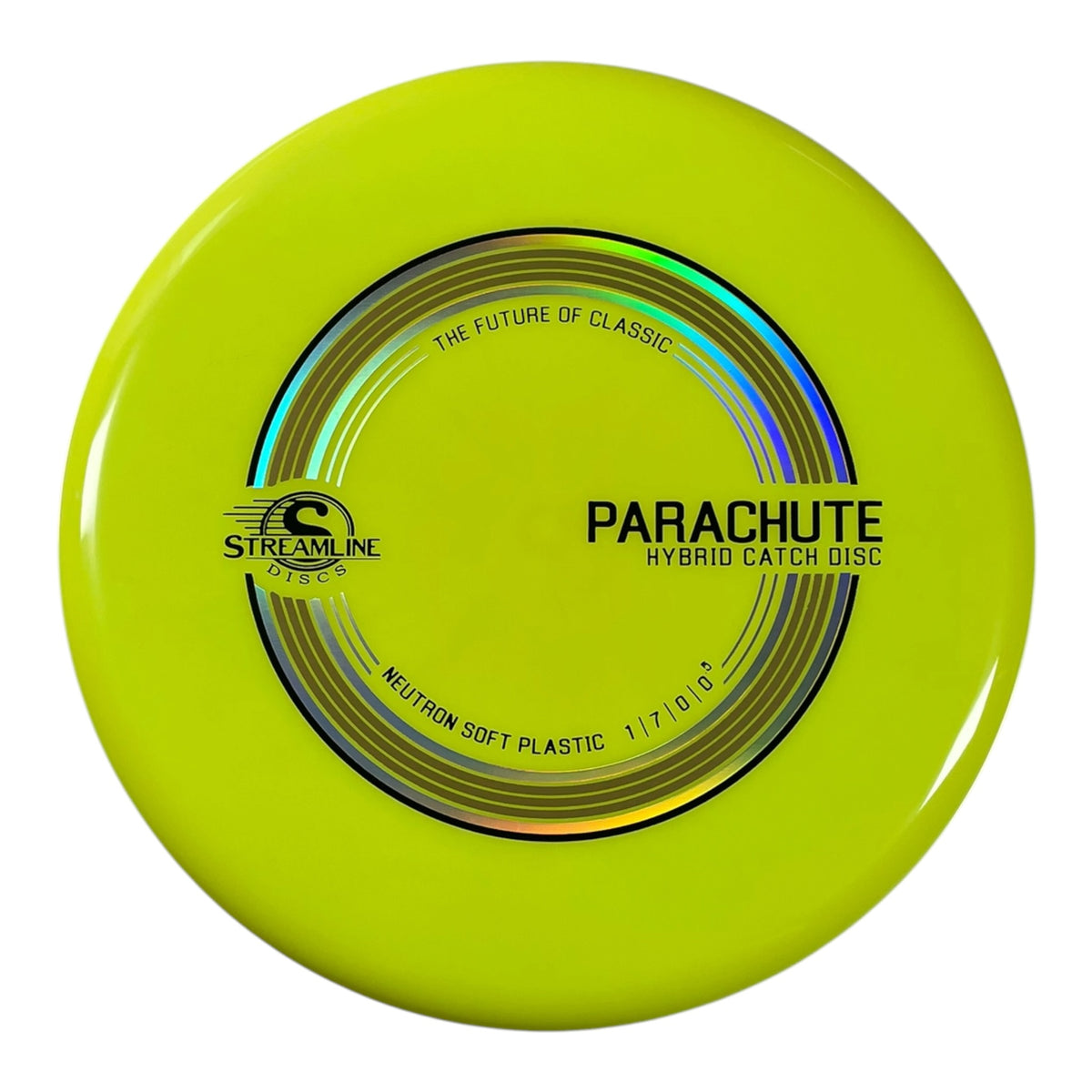 Streamline Discs Parachute | Neutron Soft | Yellow/Gold 150g Disc Golf