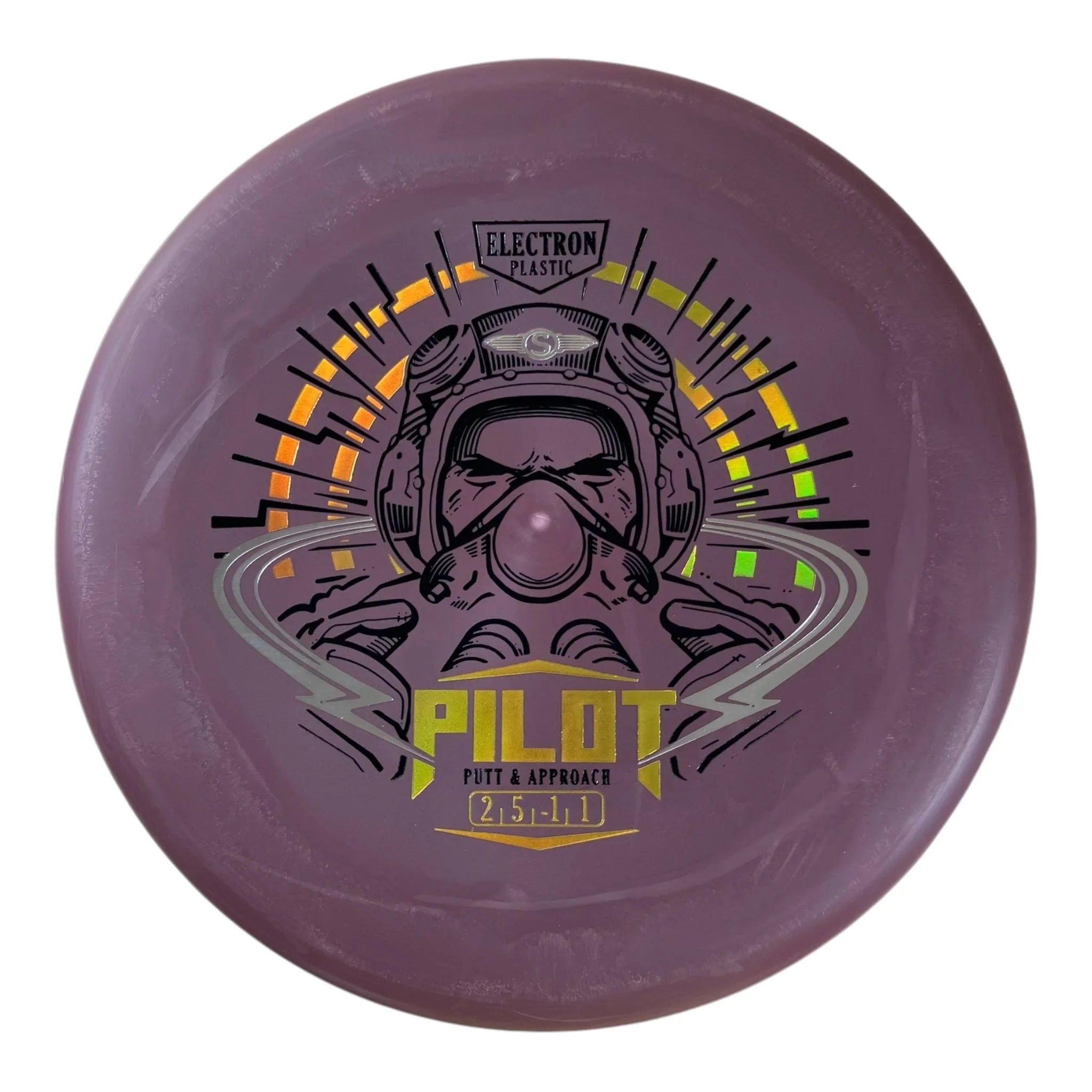 Streamline Discs Pilot | Electron | Purple/Gold 175g Disc Golf