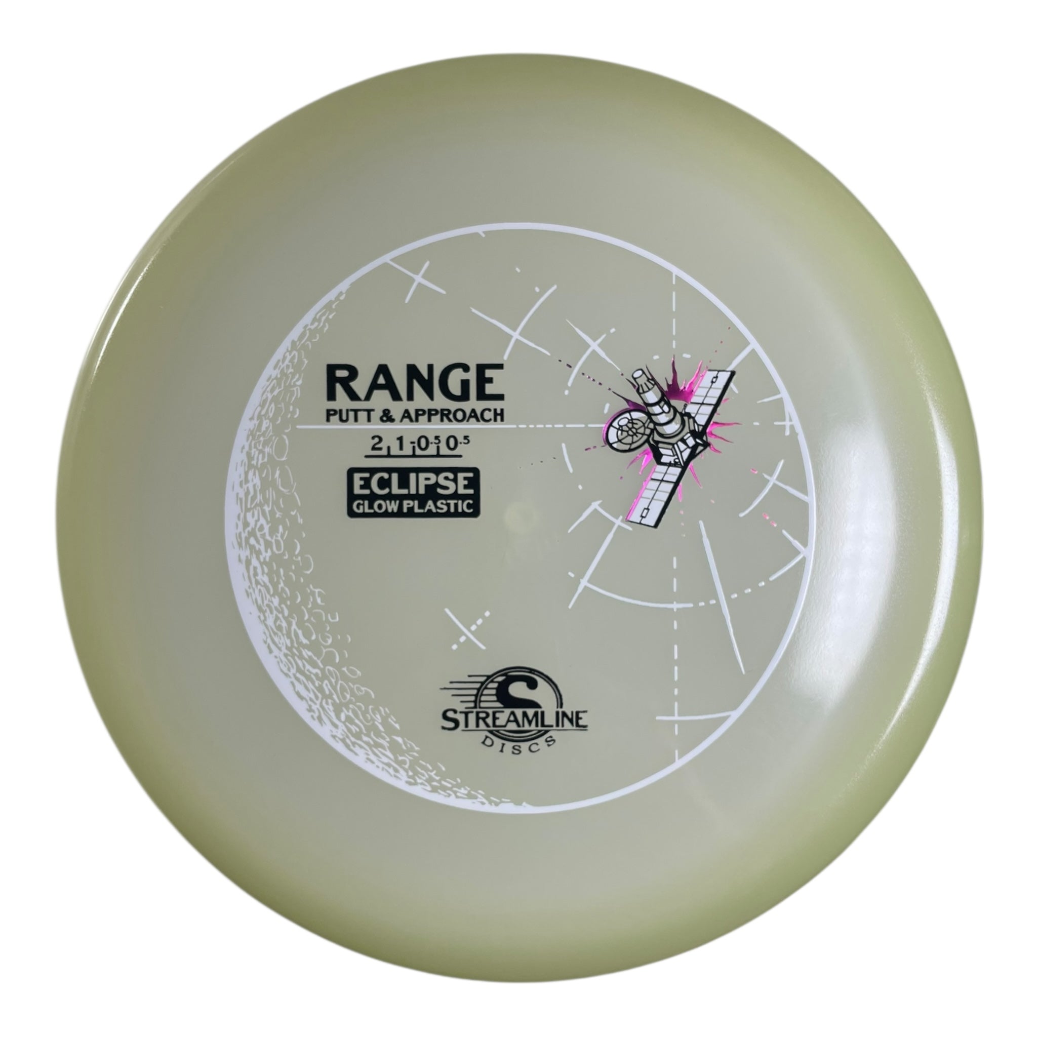 Streamline Discs Range | Eclipse | Glow/Pink 174g Disc Golf