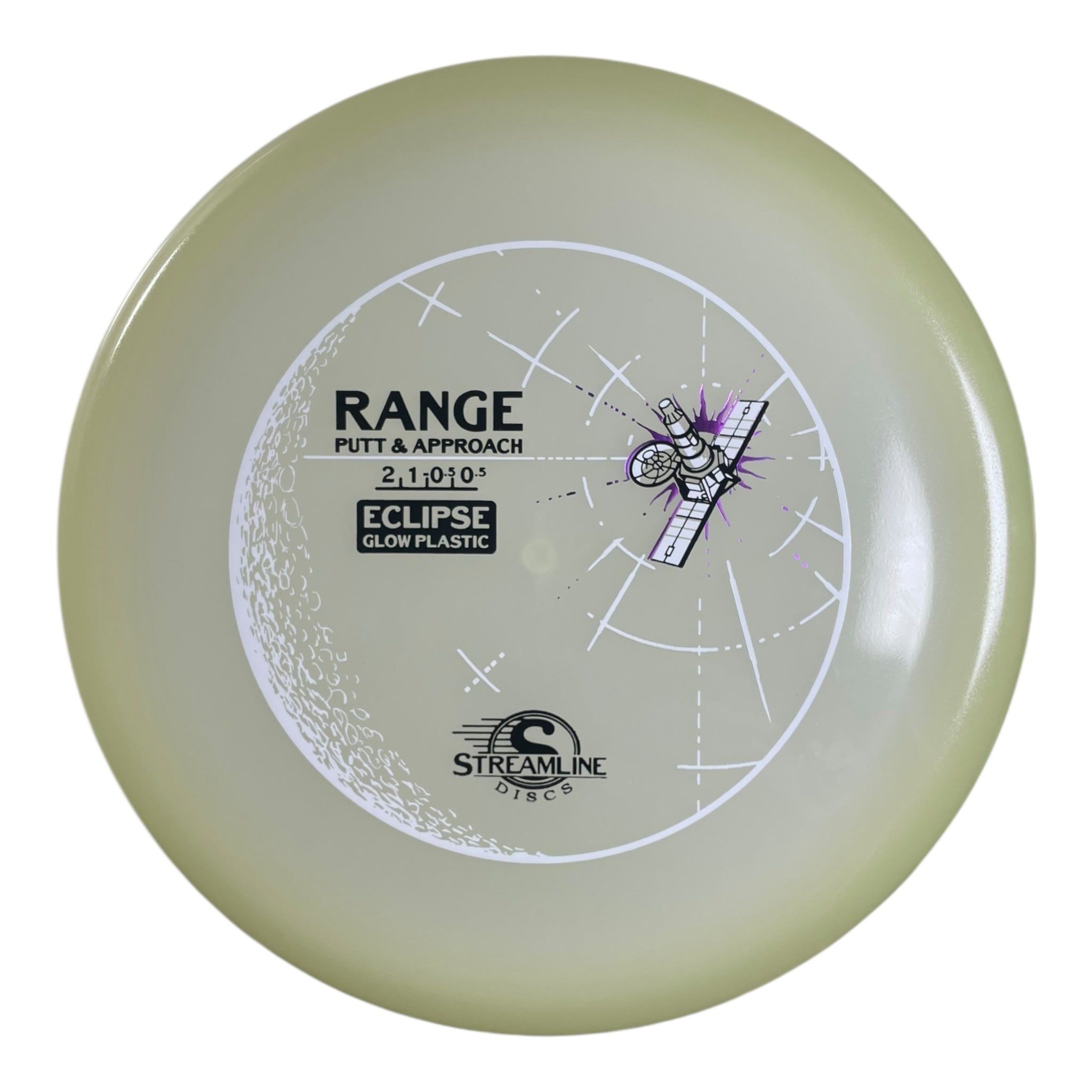 Streamline Discs Range | Eclipse | Glow/Purple 175g Disc Golf