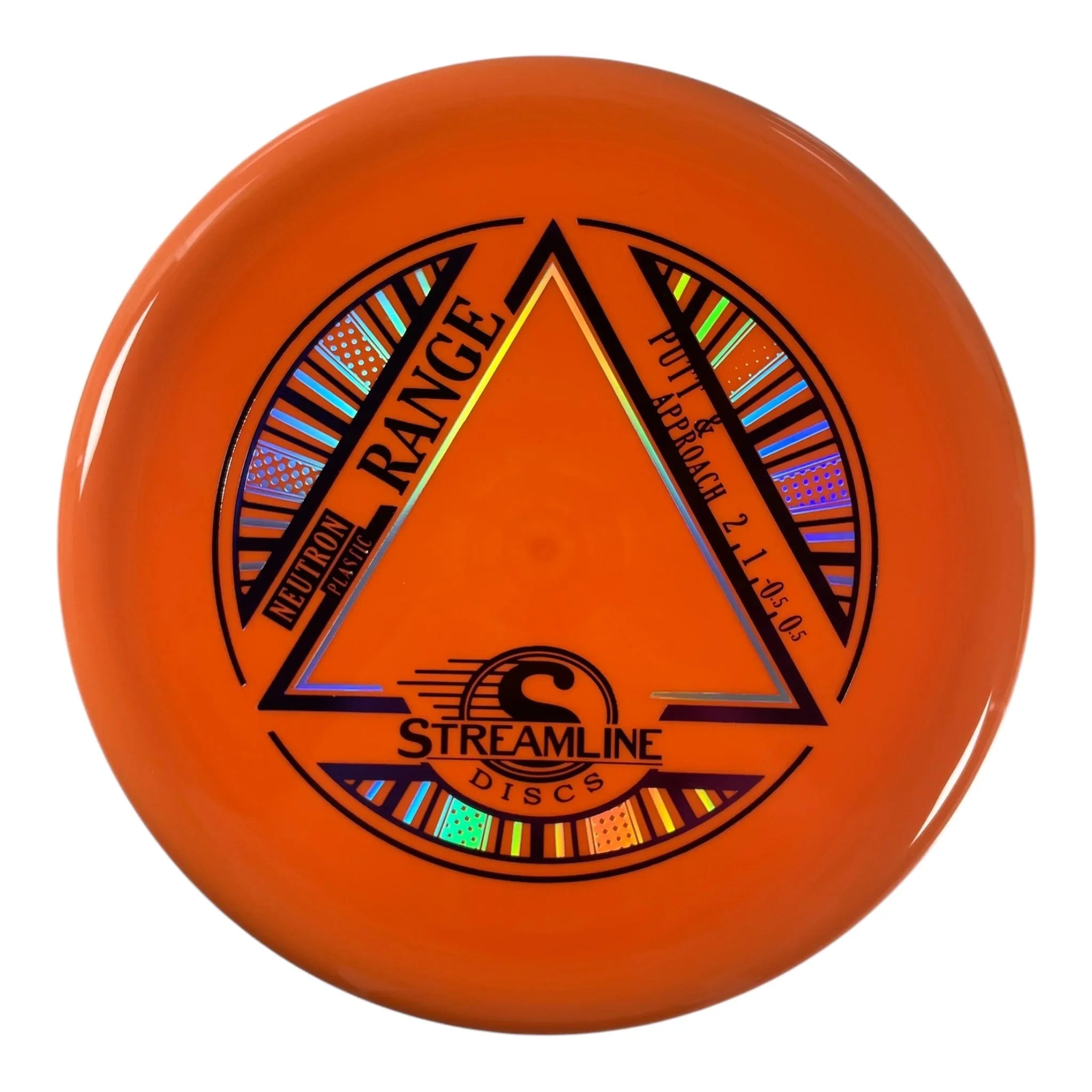 Streamline Discs Range | Neutron | Orange/Purple 168g Disc Golf