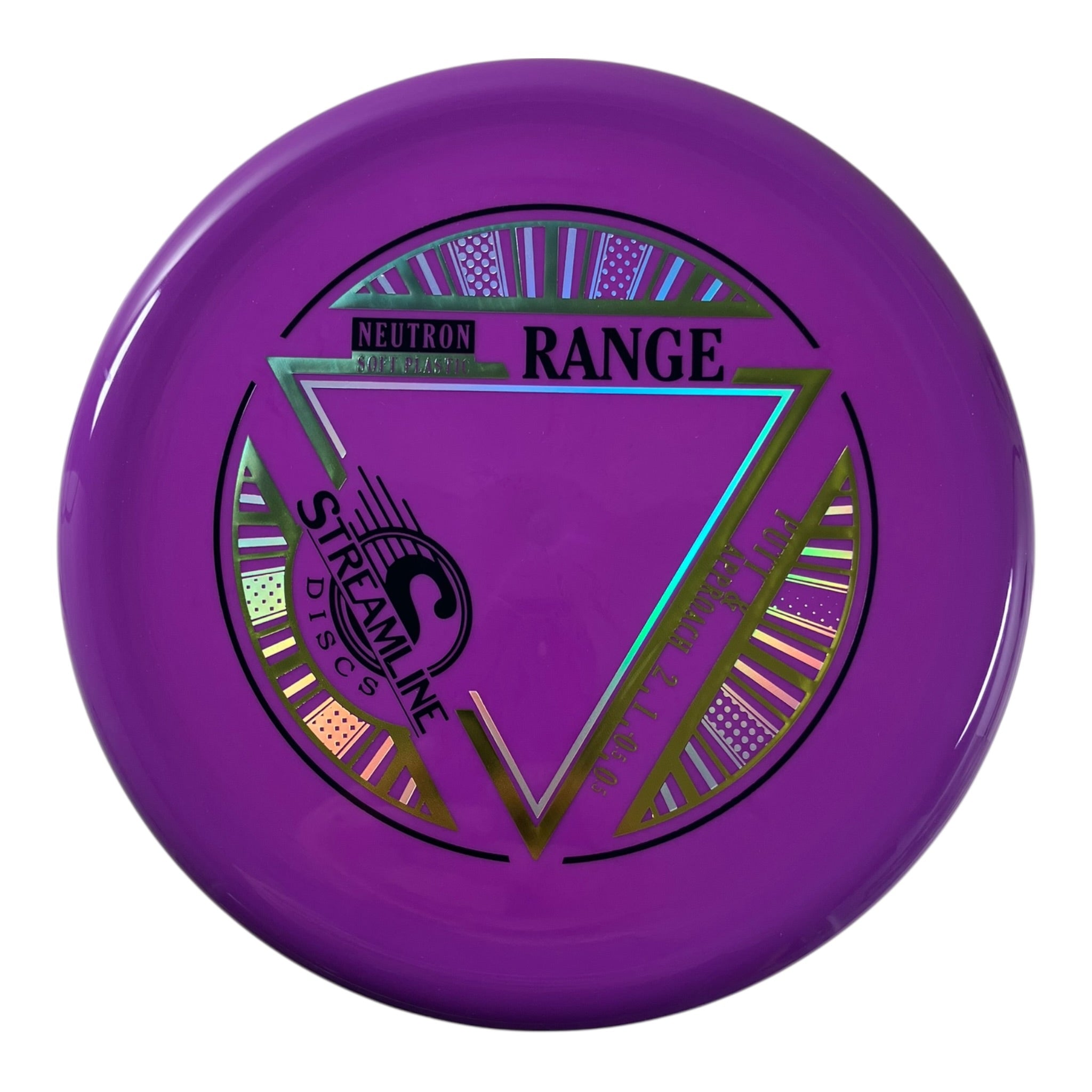 Streamline Discs Range | Neutron Soft | Purple/Gold 173-174g Disc Golf