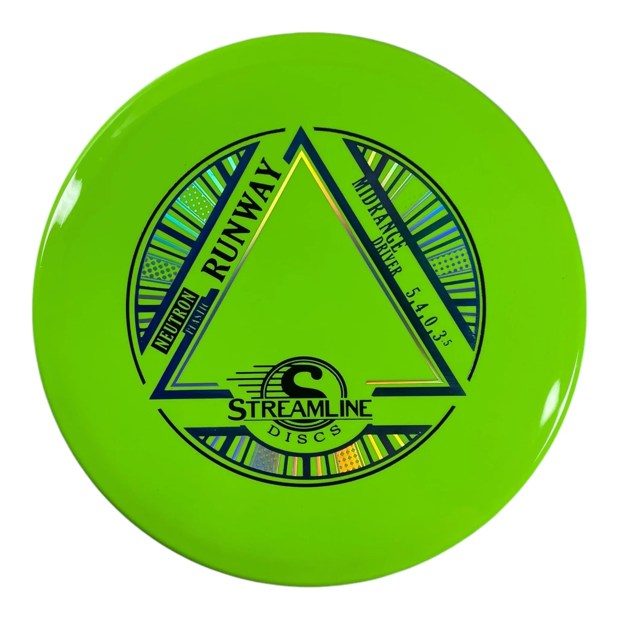 Streamline Discs Runway | Neutron | Green/Blue 169g Disc Golf