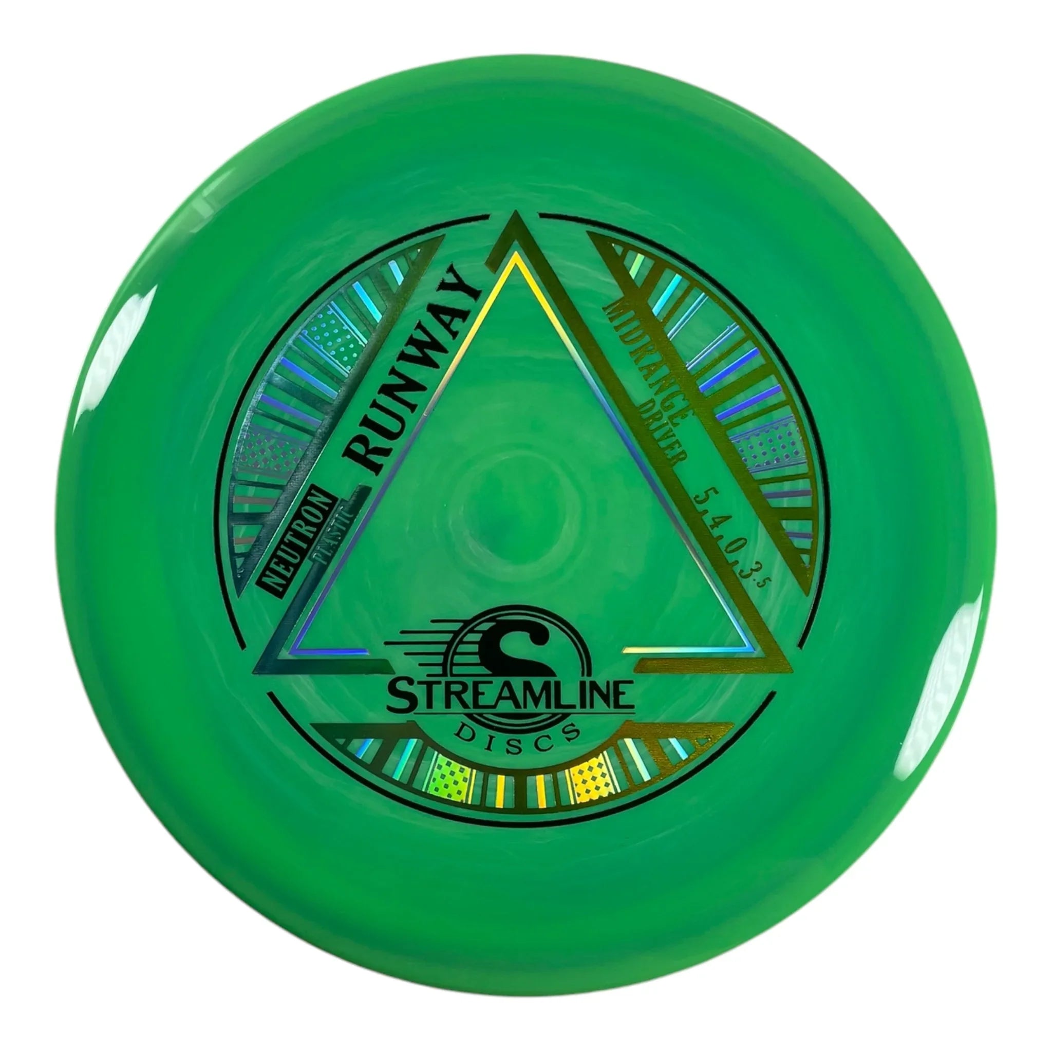 Streamline Discs Runway | Neutron | Green/Blue 176g Disc Golf