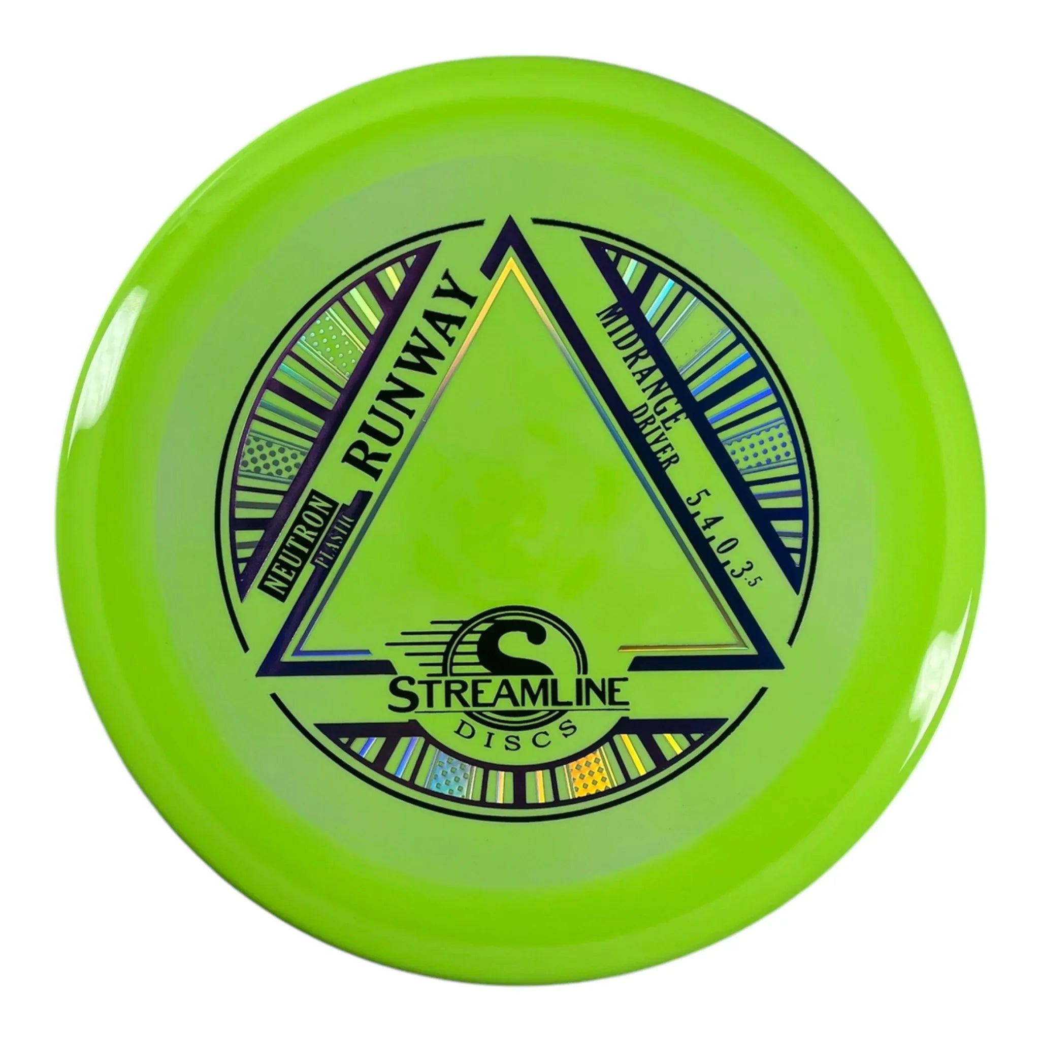 Streamline Discs Runway | Neutron | Green/Purple 174g Disc Golf