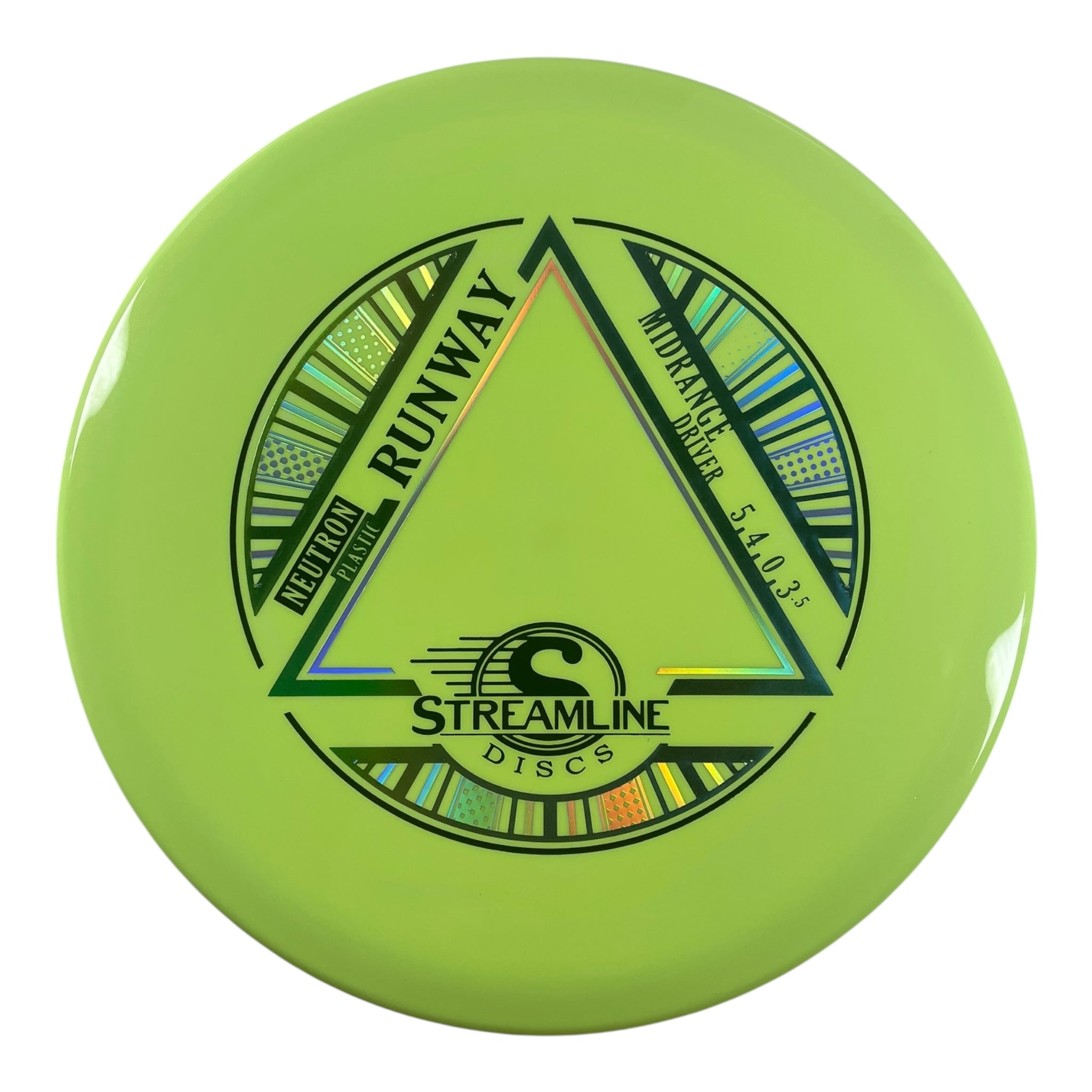 Streamline Discs Runway | Neutron | Yellow/Green 167g Disc Golf