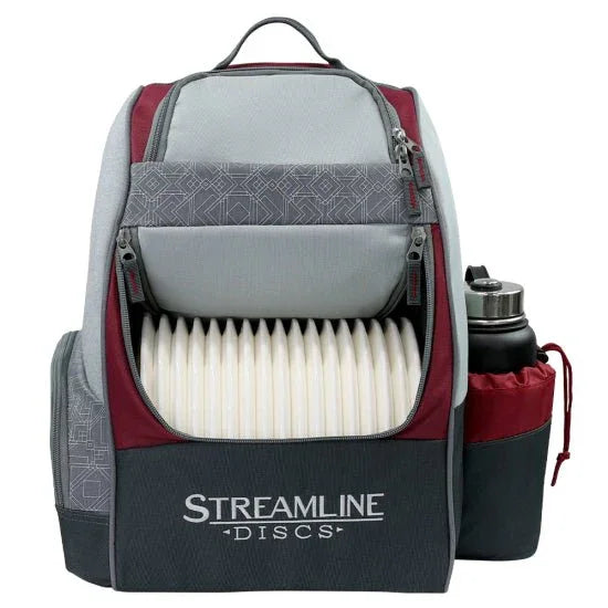 Streamline Discs Shuttle Backpack with Velcro Disc Golf