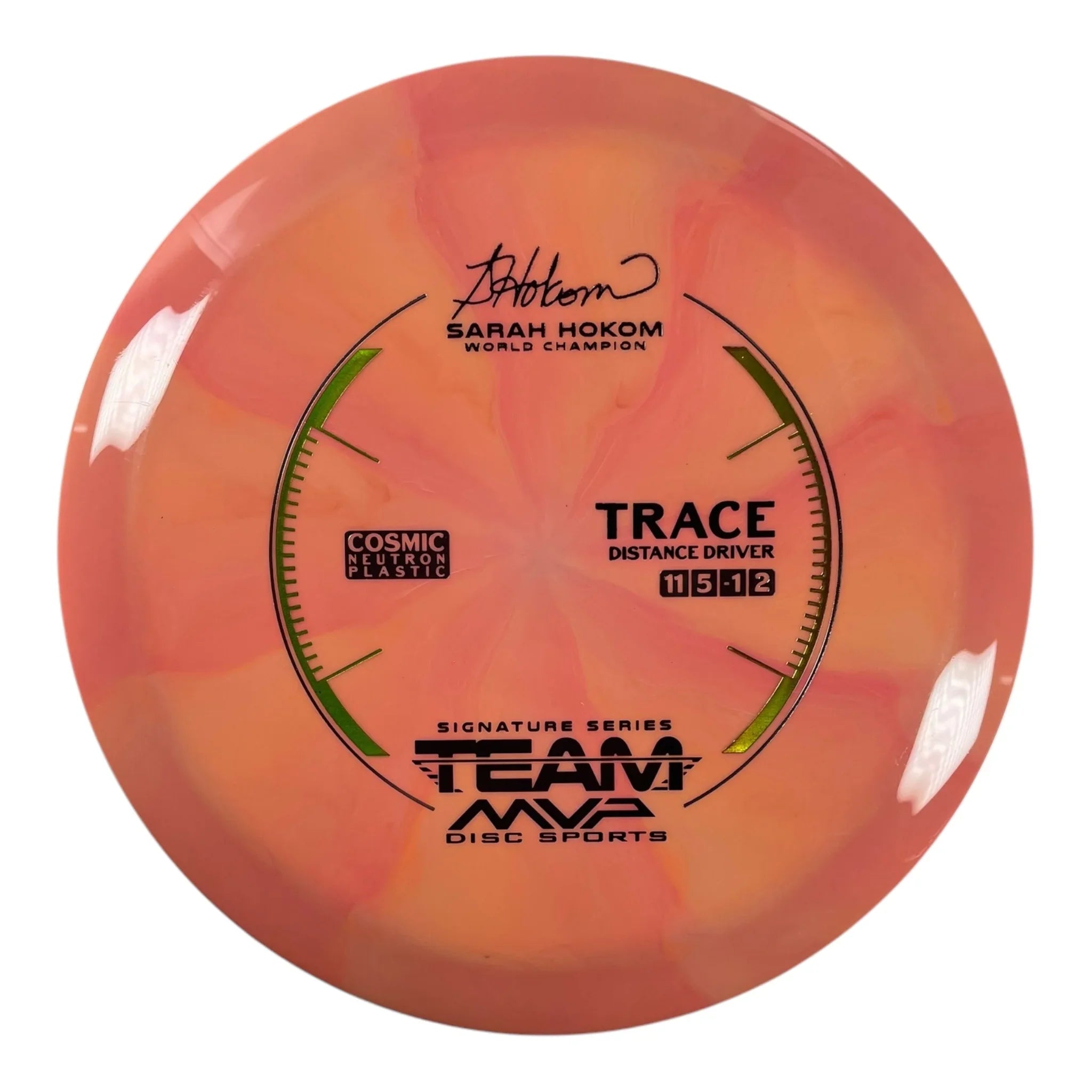 Streamline Discs Trace | Cosmic Neutron | Pink/Green 174g (Sarah Hokom) Disc Golf