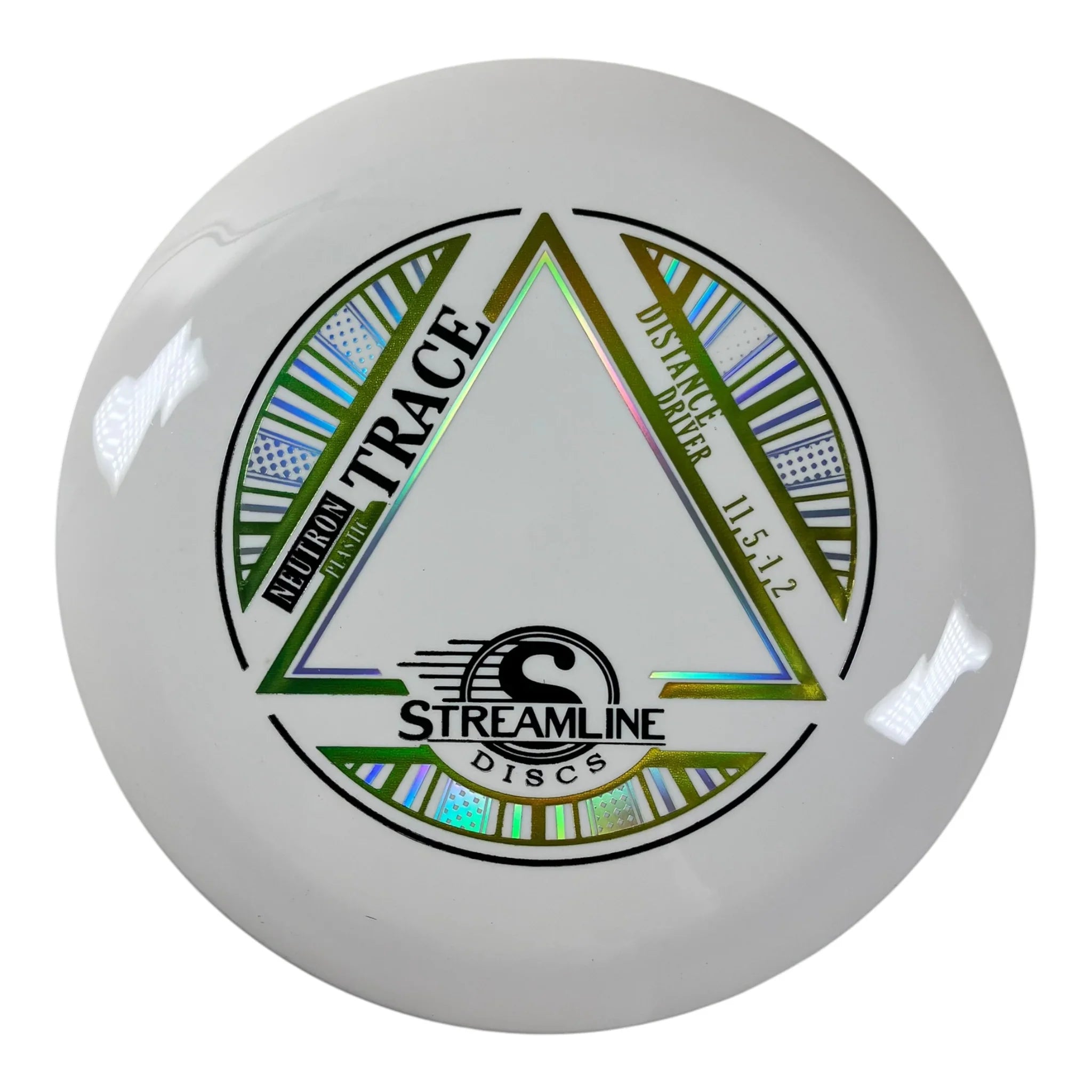 Streamline Discs Trace | Neutron | White/Gold 174g Disc Golf