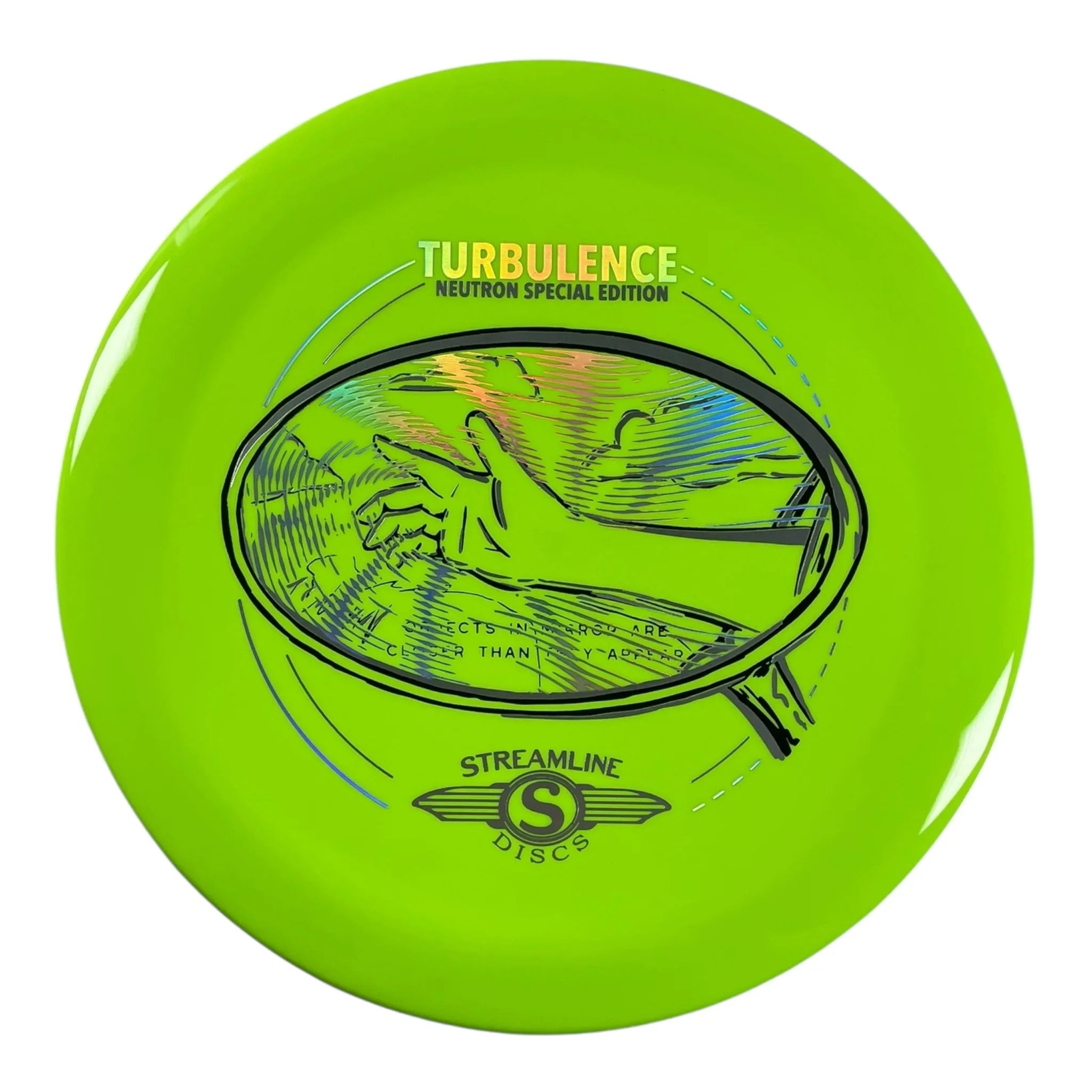 Streamline Discs Turbulence | Neutron | Green/Holo 169g (Special Edition) Disc Golf