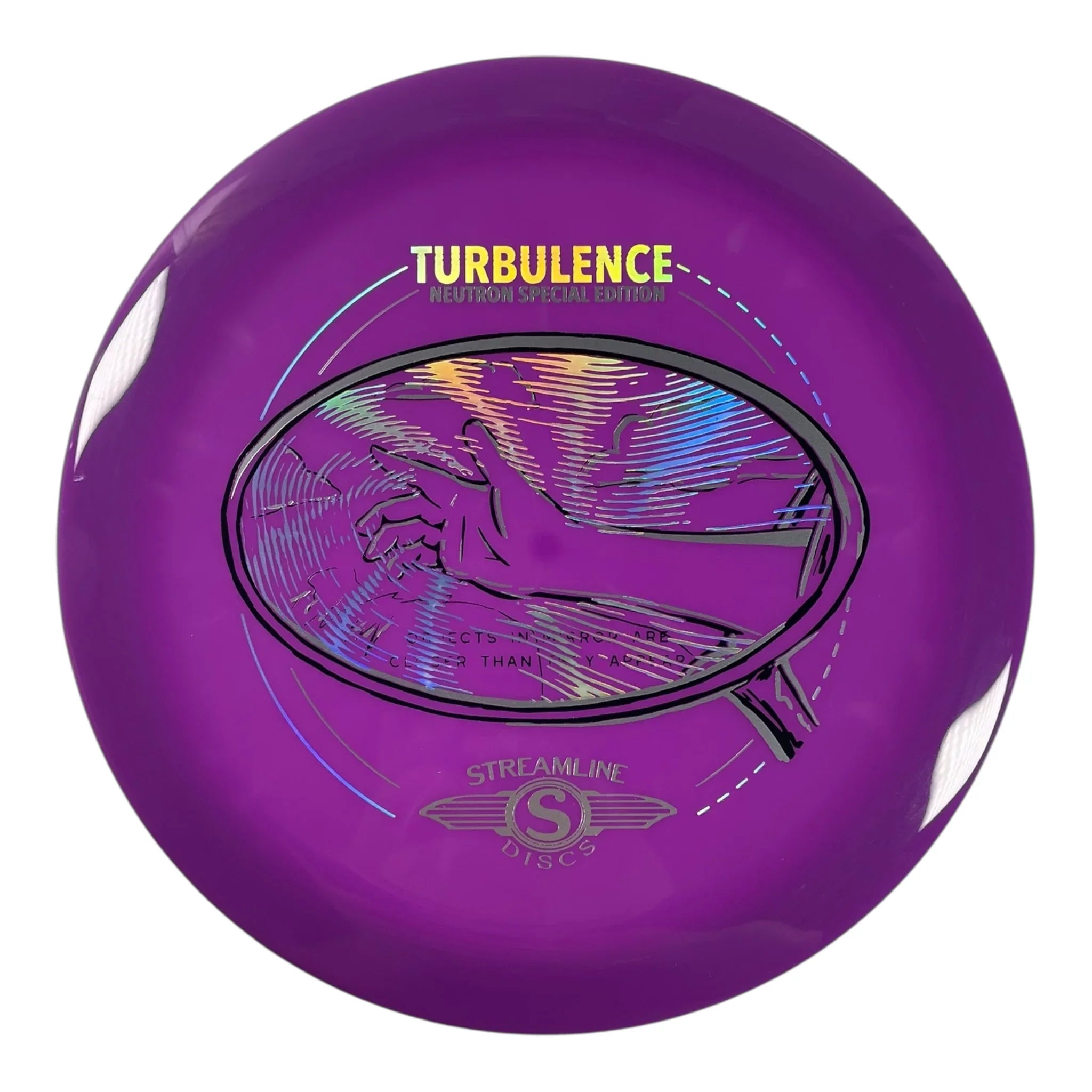 Streamline Discs Turbulence | Neutron | Purple/Holo 172g (Special Edition) Disc Golf