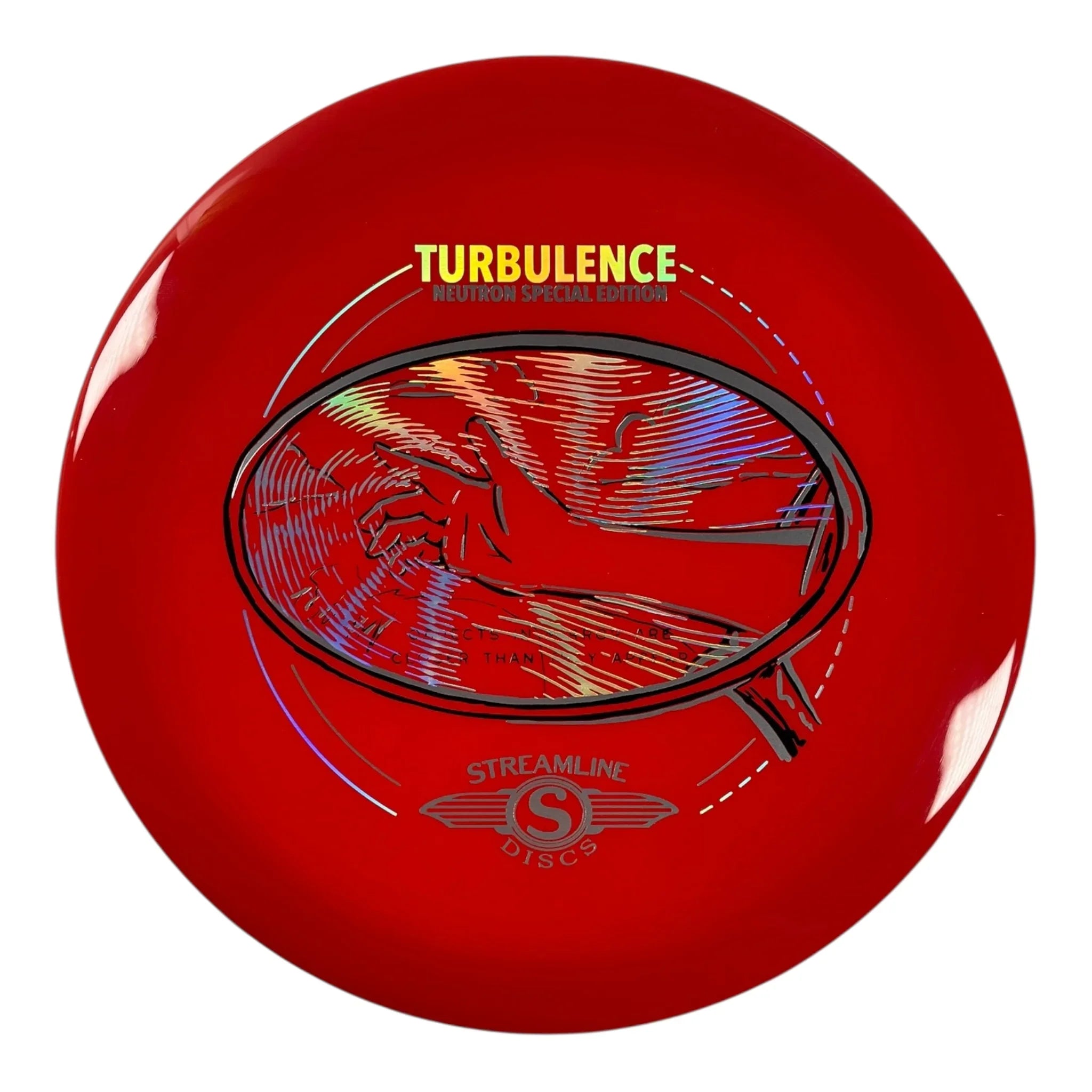 Streamline Discs Turbulence | Neutron | Red/Holo 172g (Special Edition) Disc Golf