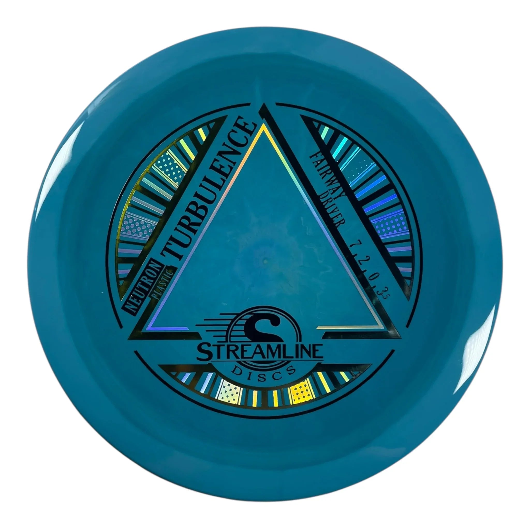 Streamline Discs Turbulence | Neutron | Teal/Green 168g Disc Golf