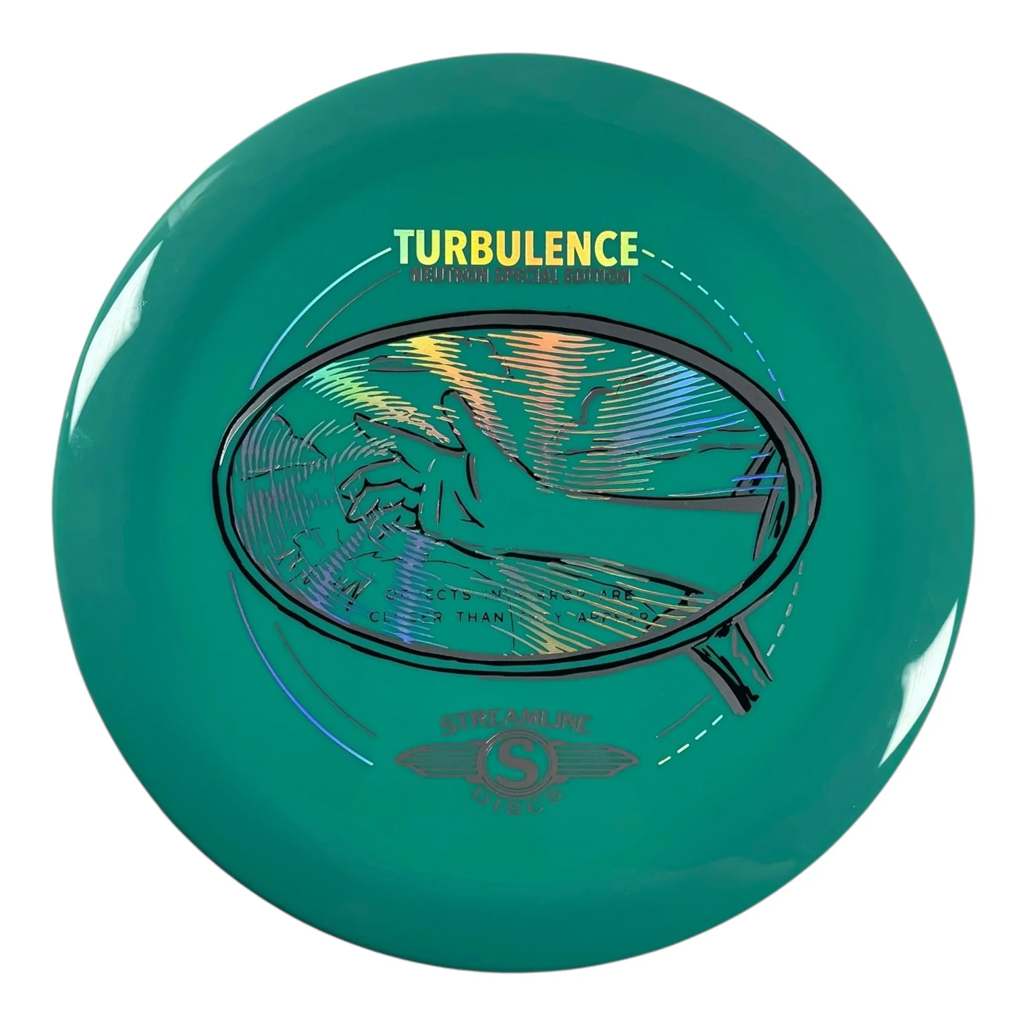 Streamline Discs Turbulence | Neutron | Teal/Holo 172g (Special Edition) Disc Golf