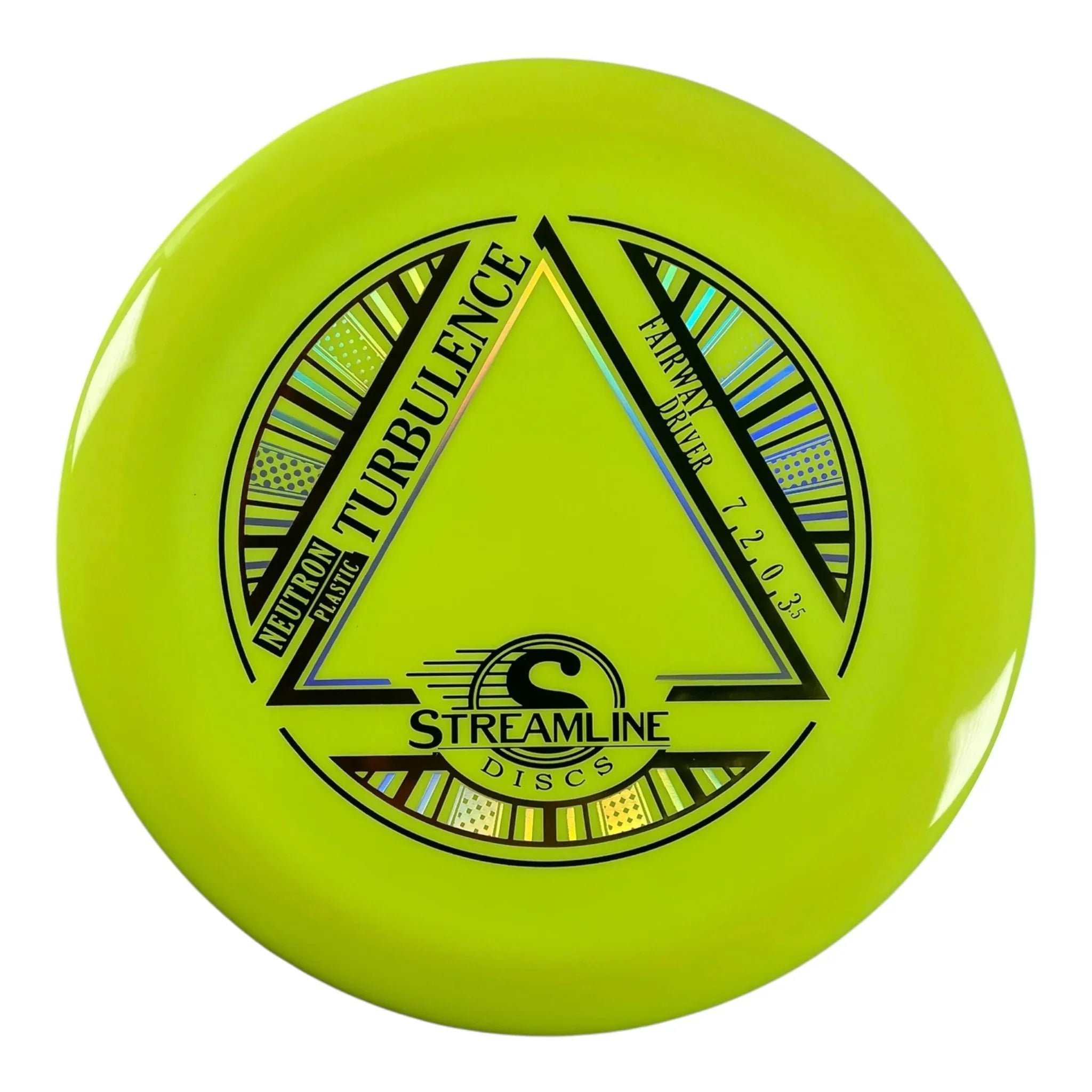 Streamline Discs Turbulence | Neutron | Yellow/Orange 167g Disc Golf