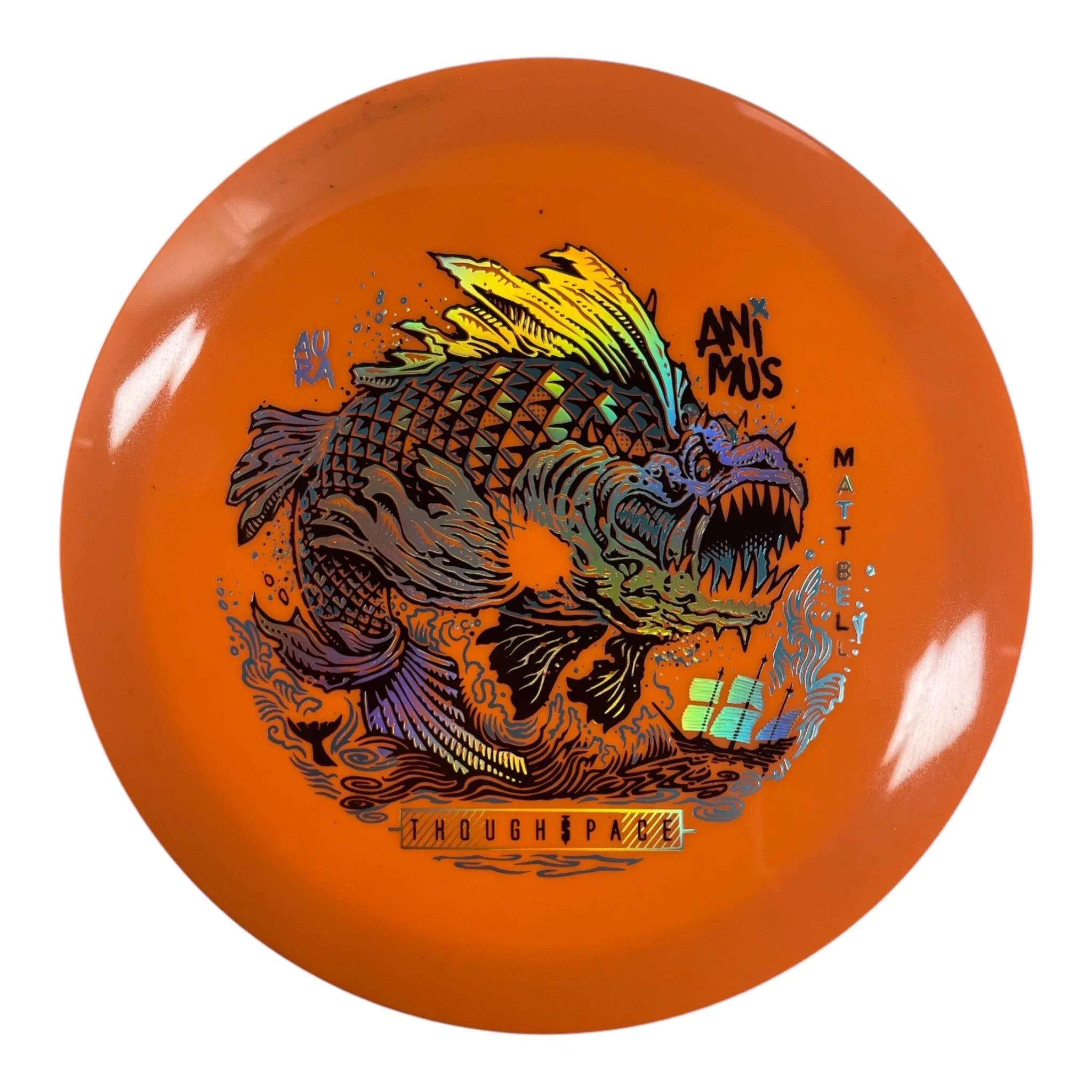 Thought Space Athletics Animus | Aura | Orange/Blue 174g (Matt Bell) Disc Golf