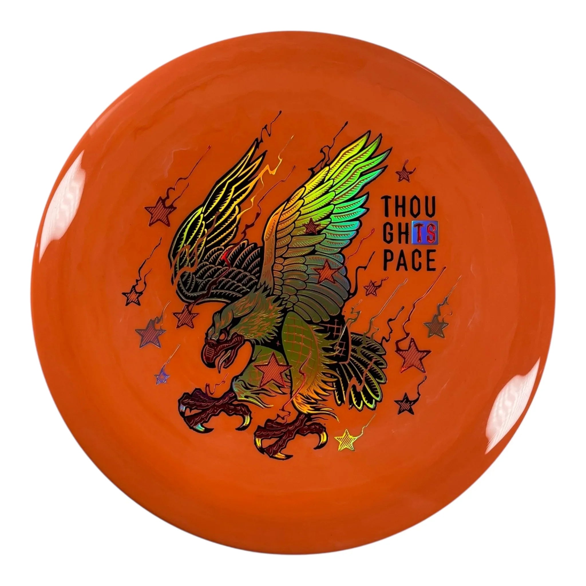 Thought Space Athletics Coalesce | Aura | Orange/Holo/Black 174g (Freedom Chicken) Disc Golf