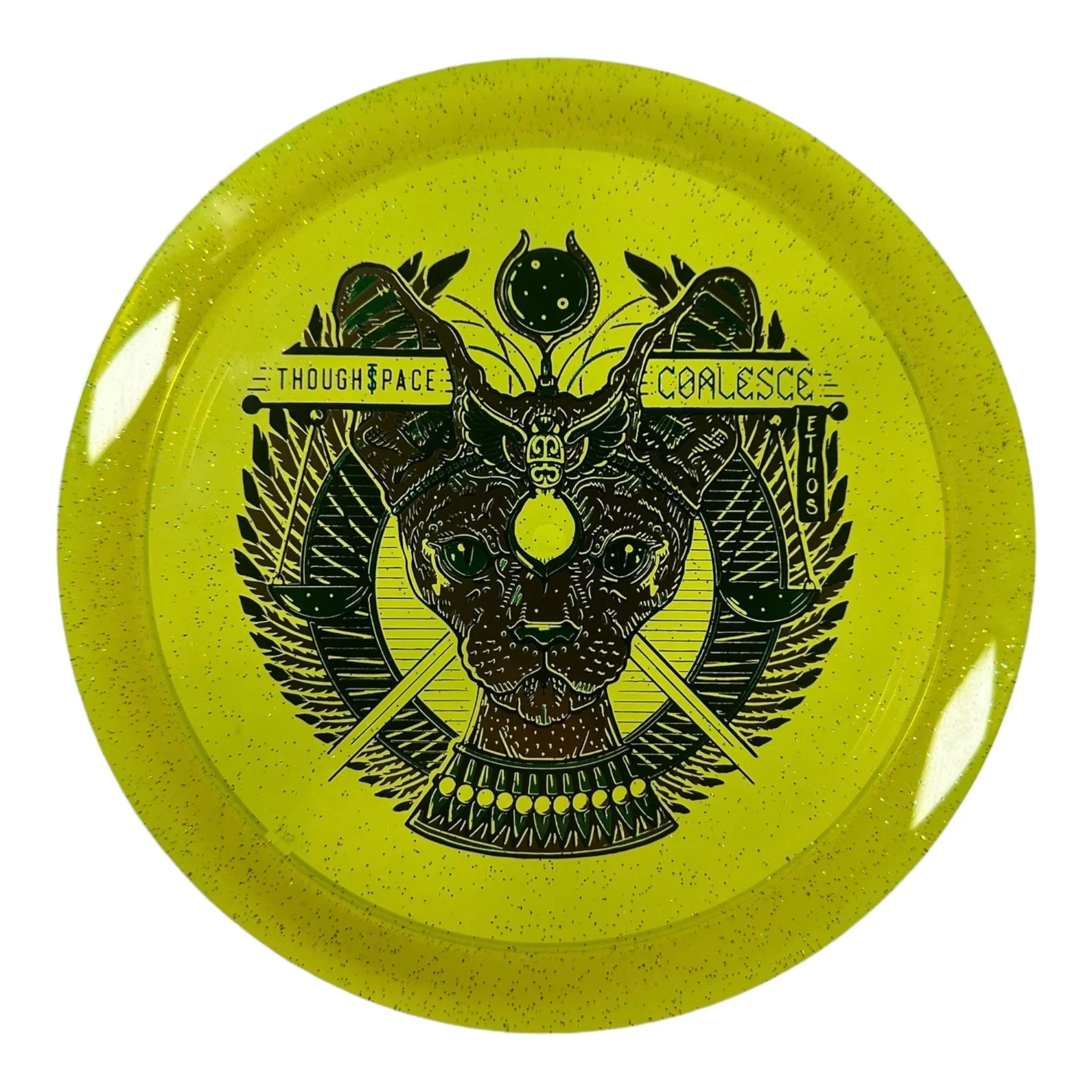Thought Space Athletics Coalesce | Ethos | Yellow/Green 175g Disc Golf