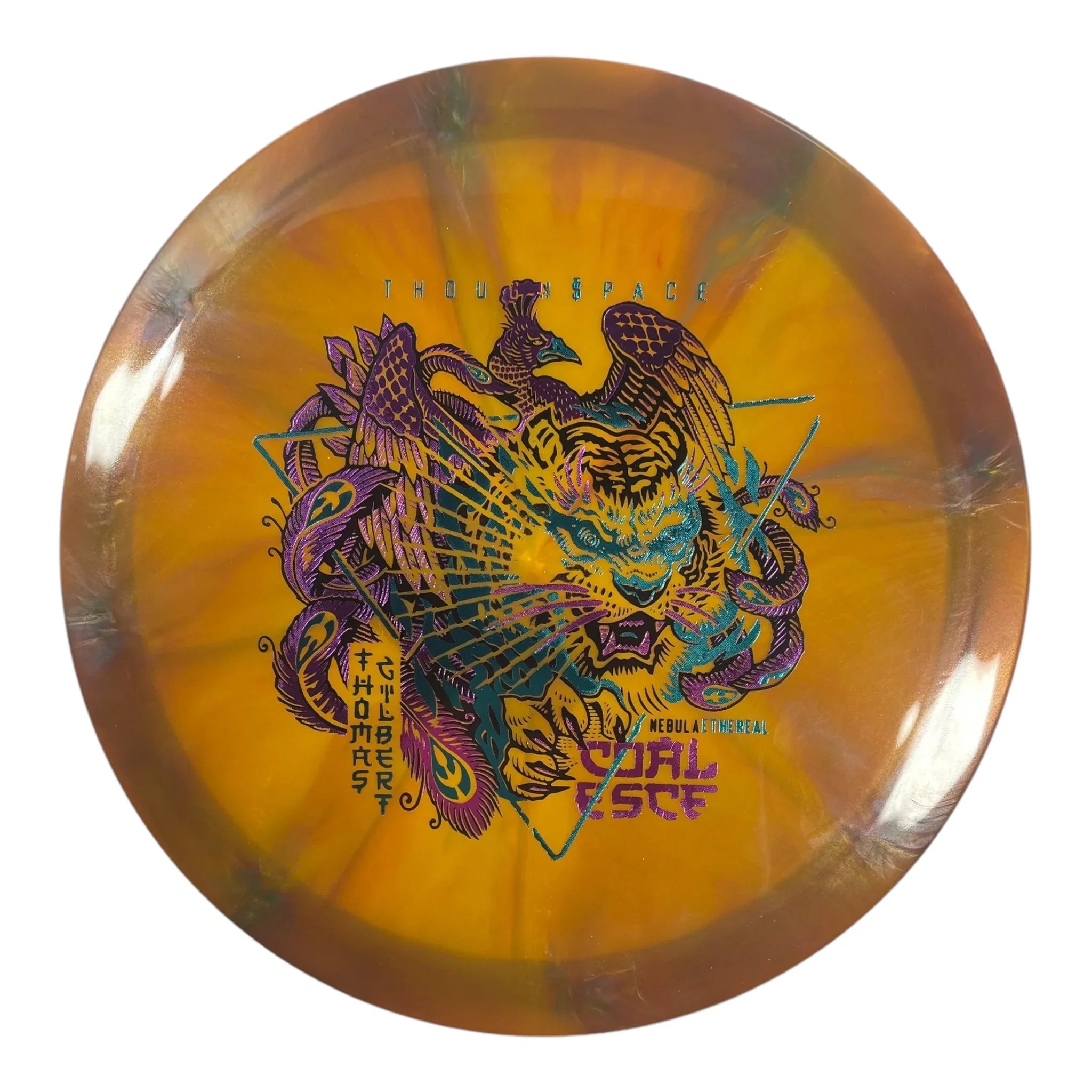 Thought Space Athletics Coalesce | Nebula Ethereal | Orange/Purple 174g (Thomas Gilbert) Disc Golf