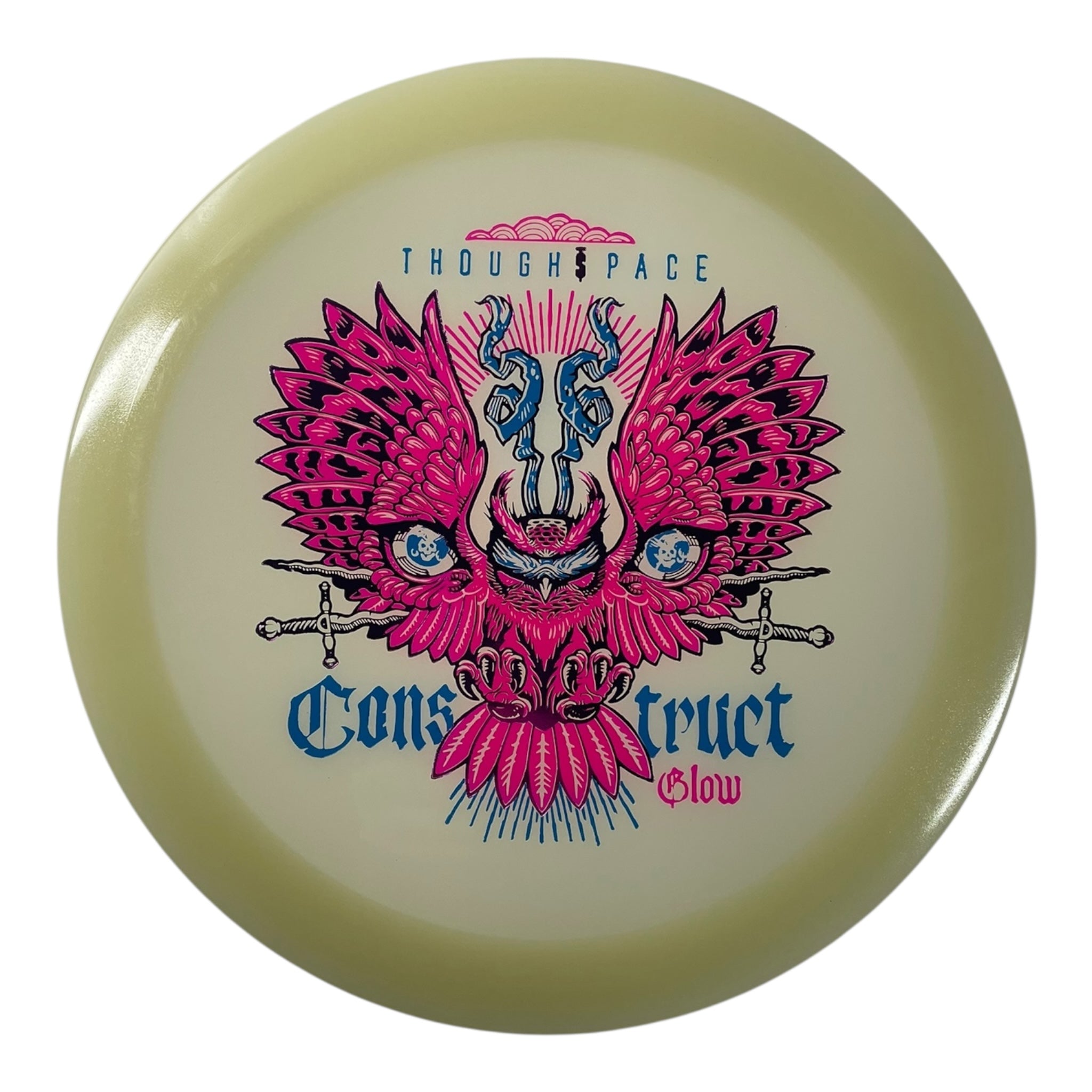 Thought Space Athletics Construct | Glow | Glow/Pink/Blue 172-173g Disc Golf