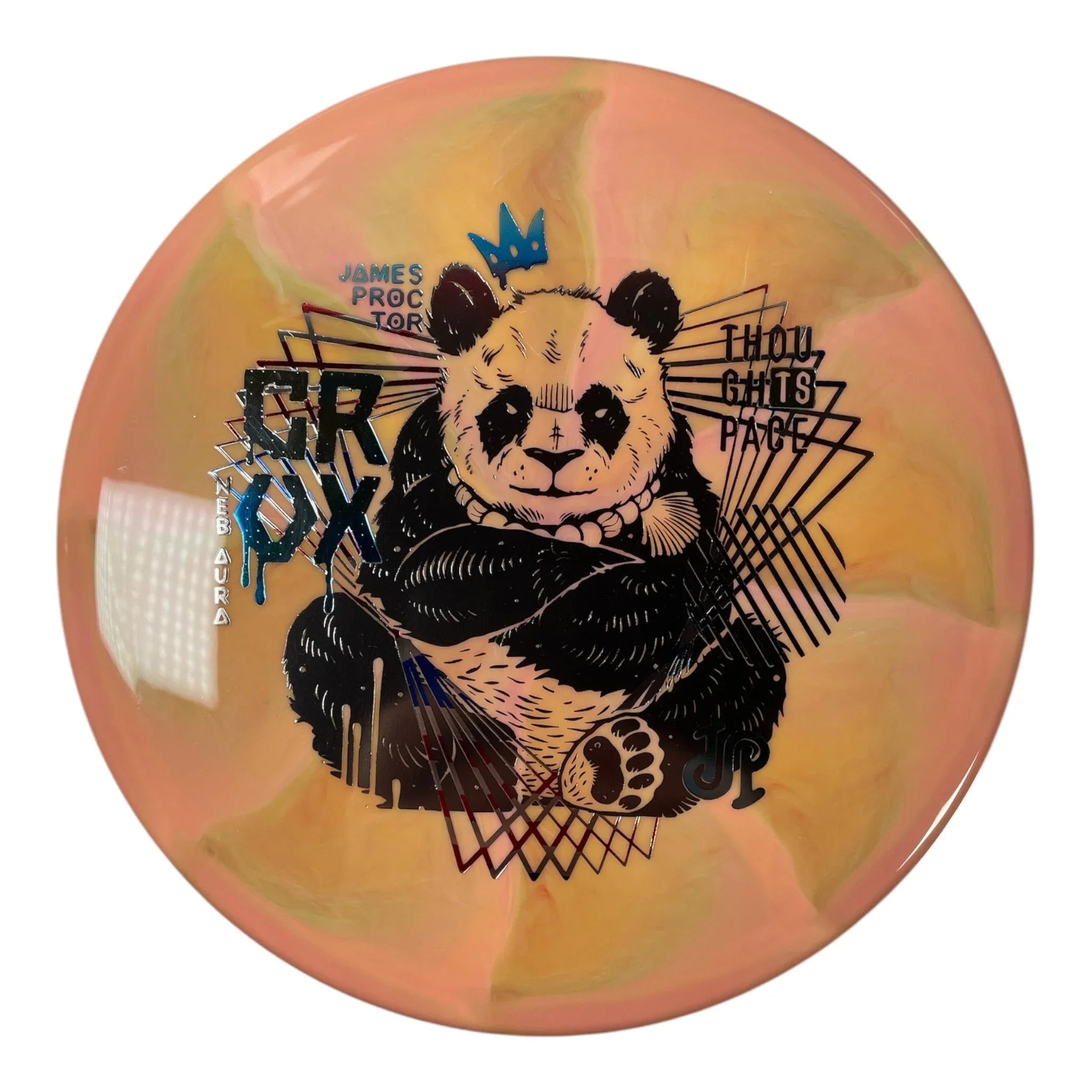 Thought Space Athletics Crux | Nebula Aura | Orange/USA 173g (James Proctor) Disc Golf