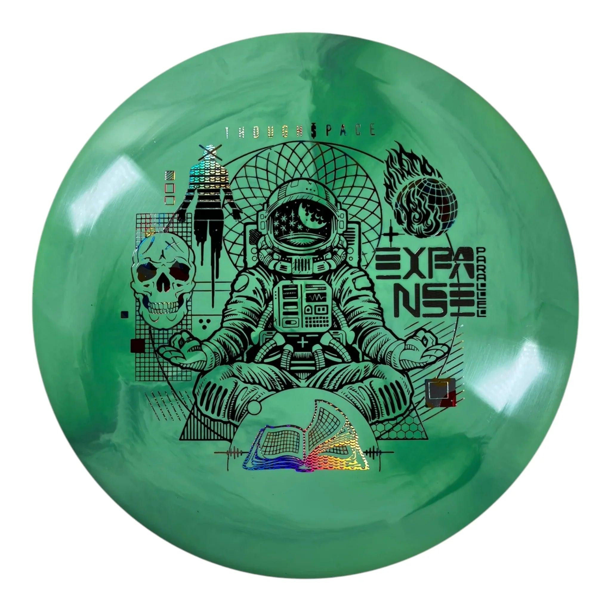 Thought Space Athletics Expanse | Parallel | Green/Rainbow 175g Disc Golf