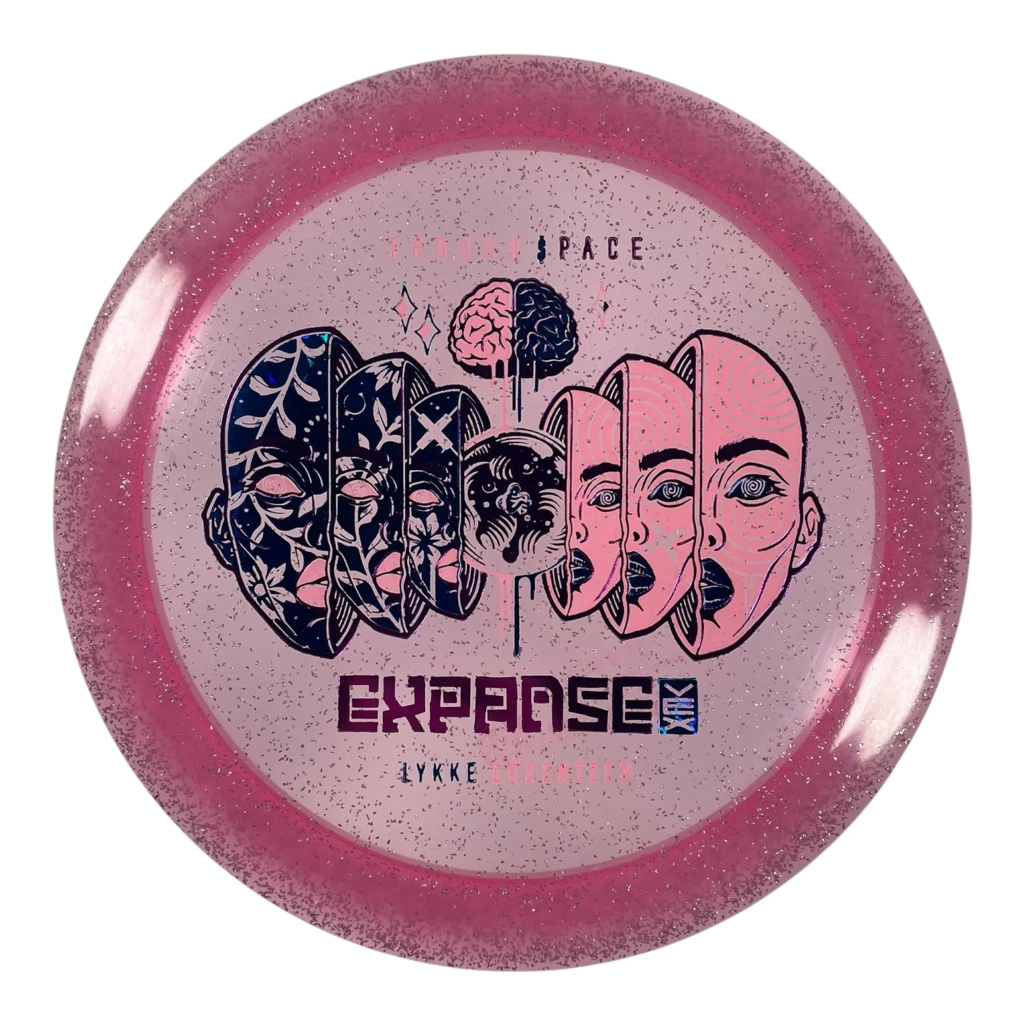 Thought Space Athletics Expanse | Vex | Pink/Blue Holo/Pink 170g (Lykke Lorentzen) Disc Golf