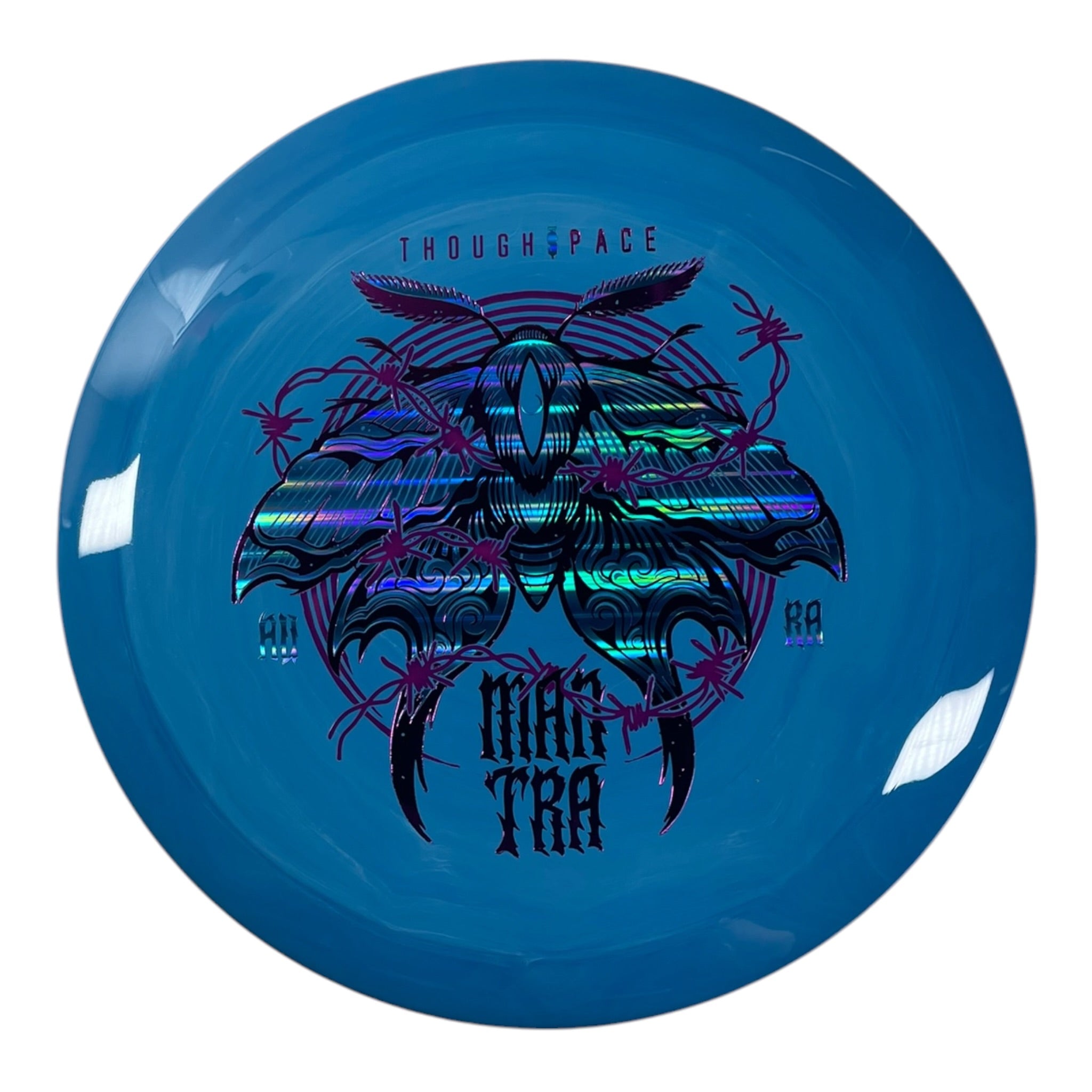 Thought Space Athletics Mantra | Aura | Blue/Blue Holo 174g Disc Golf