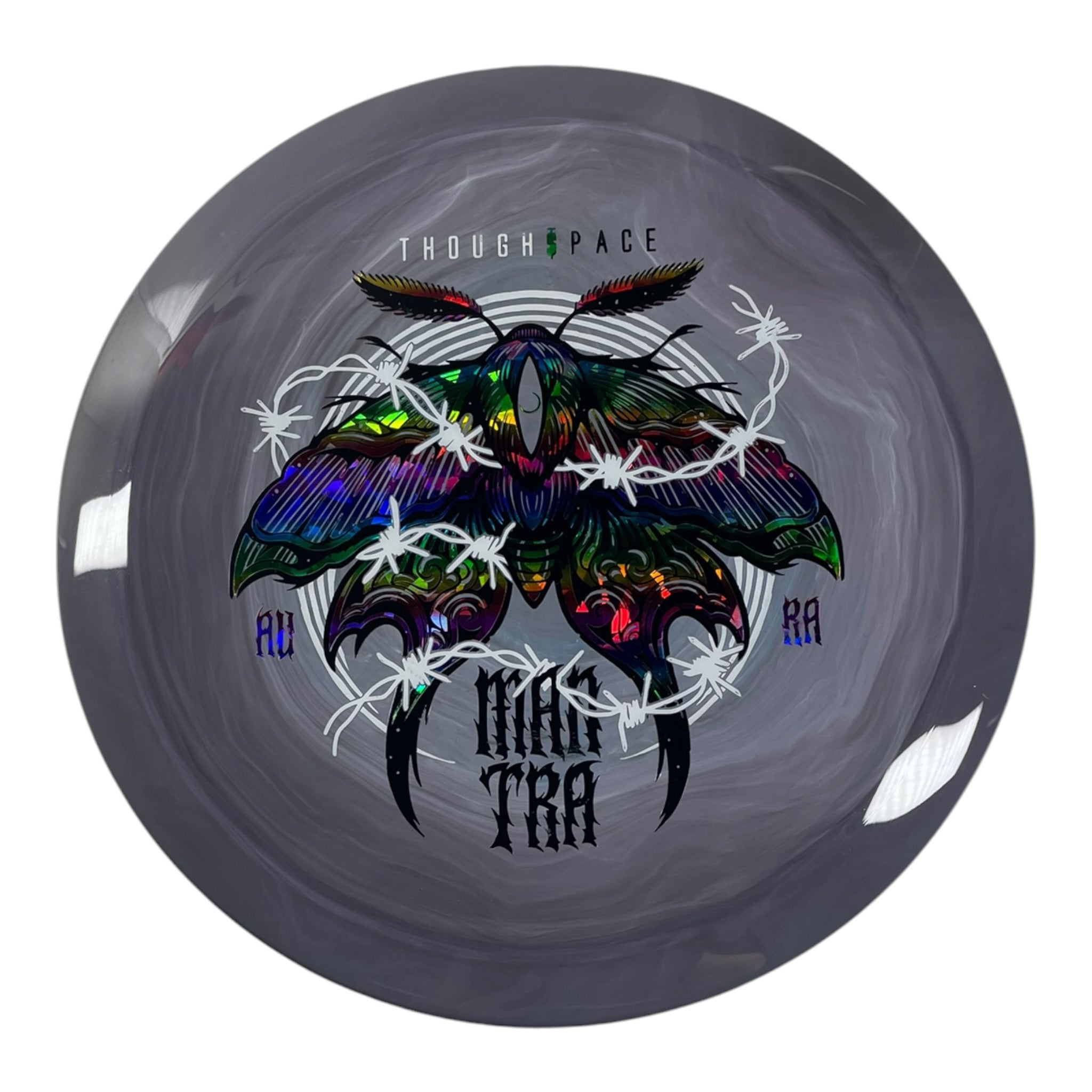 Thought Space Athletics Mantra | Aura | Purple/Rainbow 174g Disc Golf
