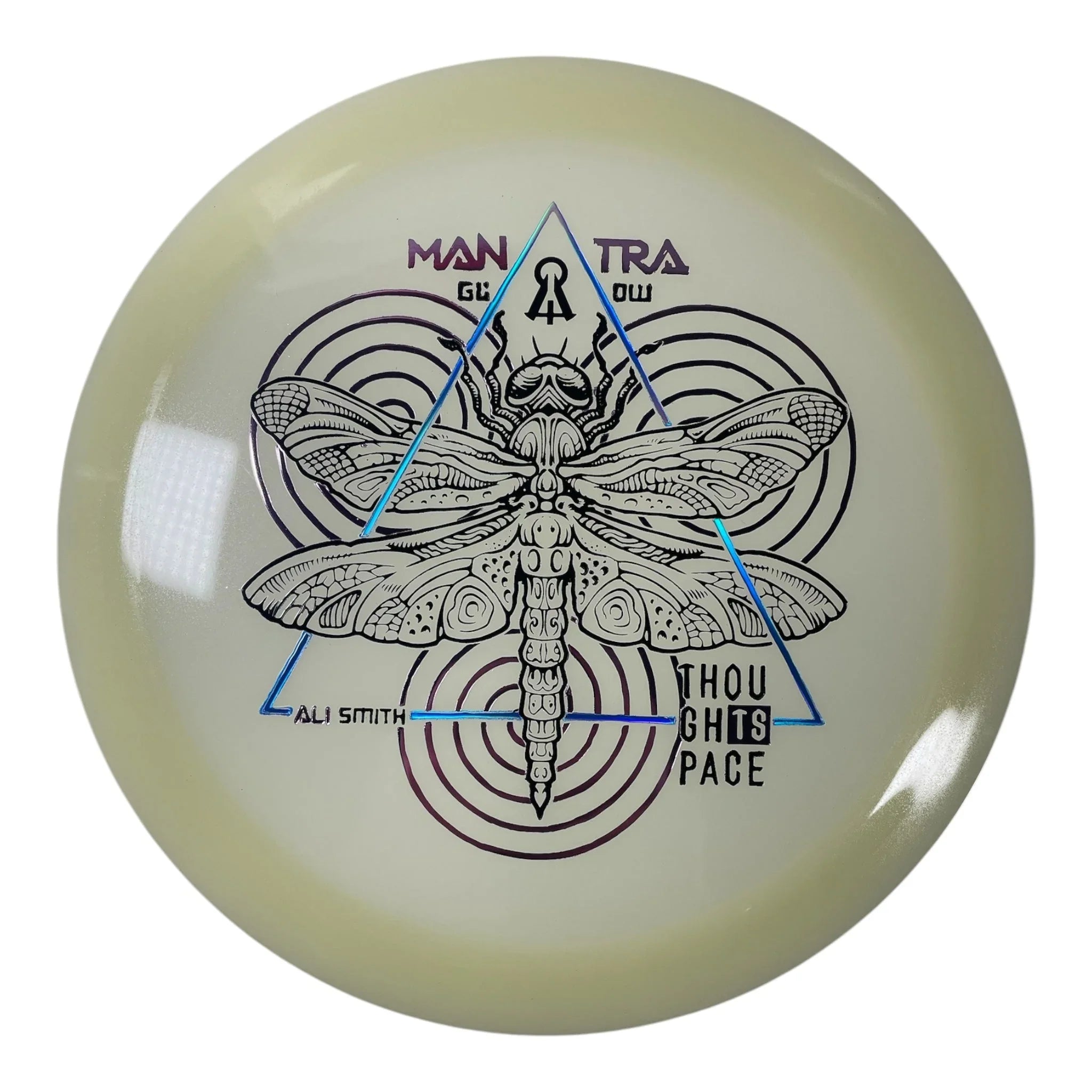 Thought Space Athletics Mantra | Glow | Black/Pink 175g (Ali Smith) Disc Golf
