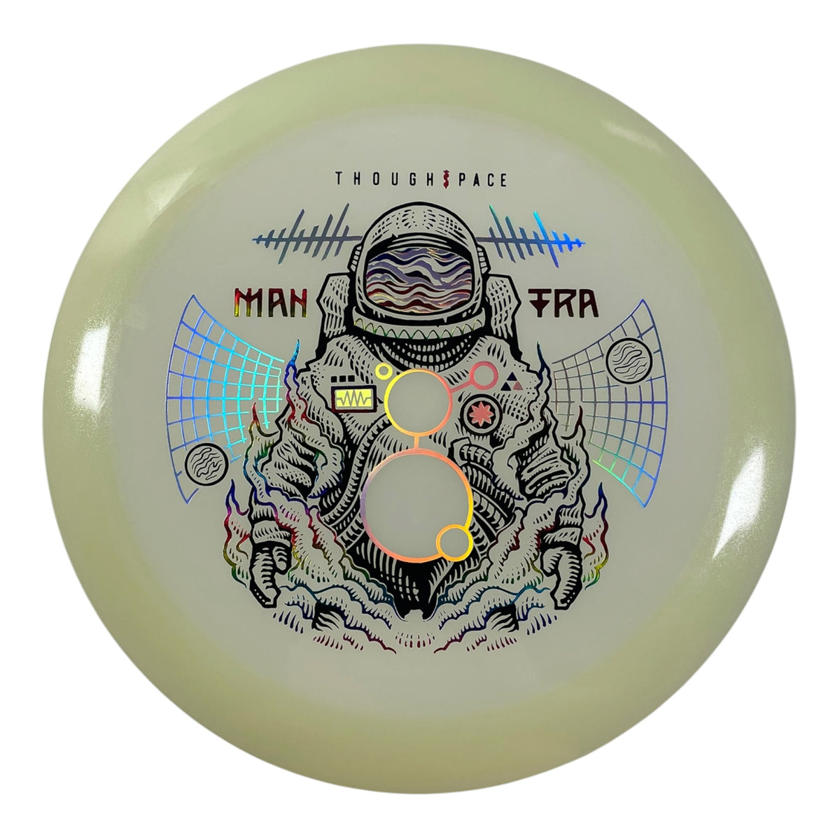 Thought Space Athletics Mantra | Glow | Glow/Rainbow 173g Disc Golf